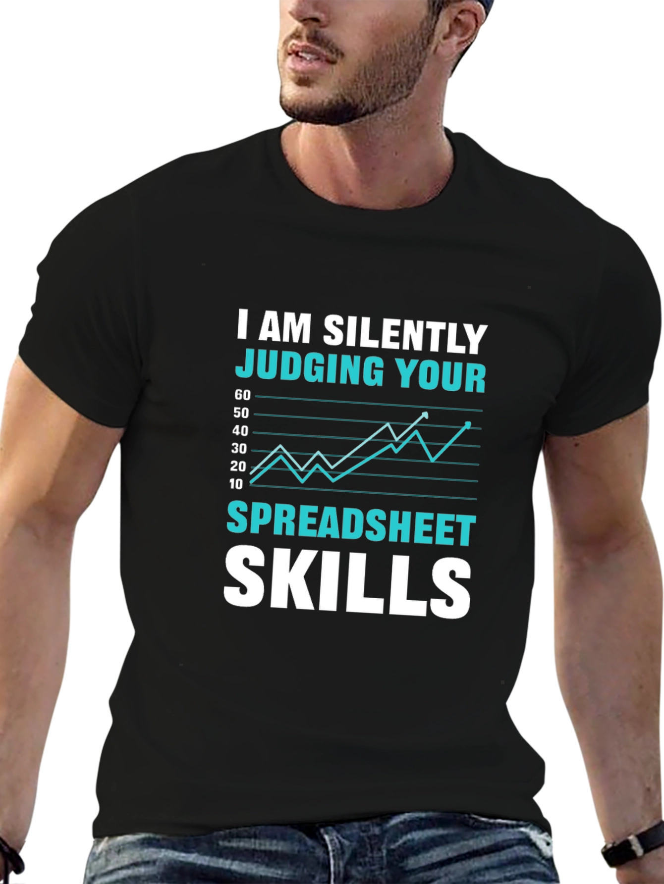 I Am Silently Judging Your Spreadsheet Skills T-Shirt