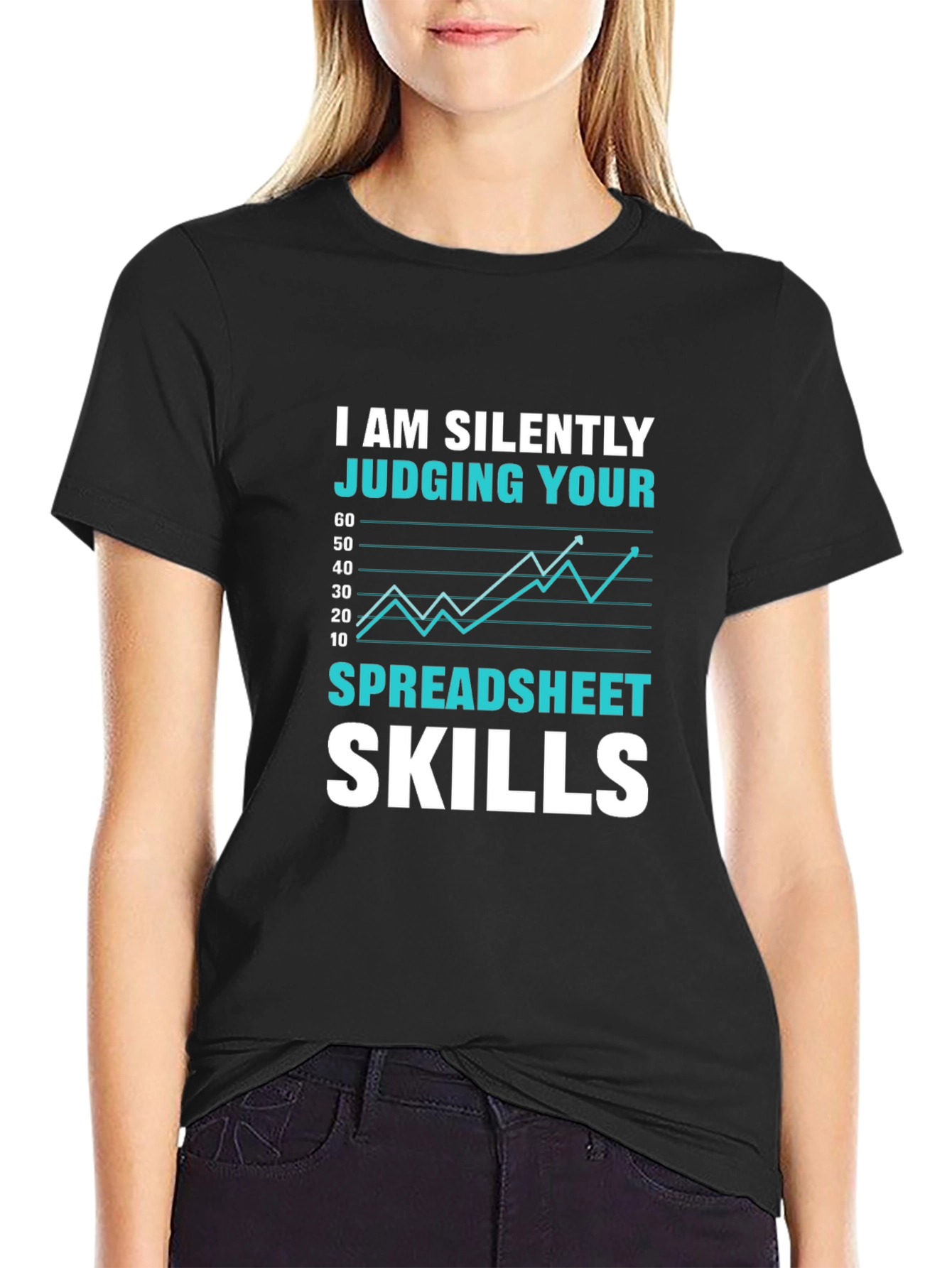 I Am Silently Judging Your Spreadsheet Skills T-Shirt