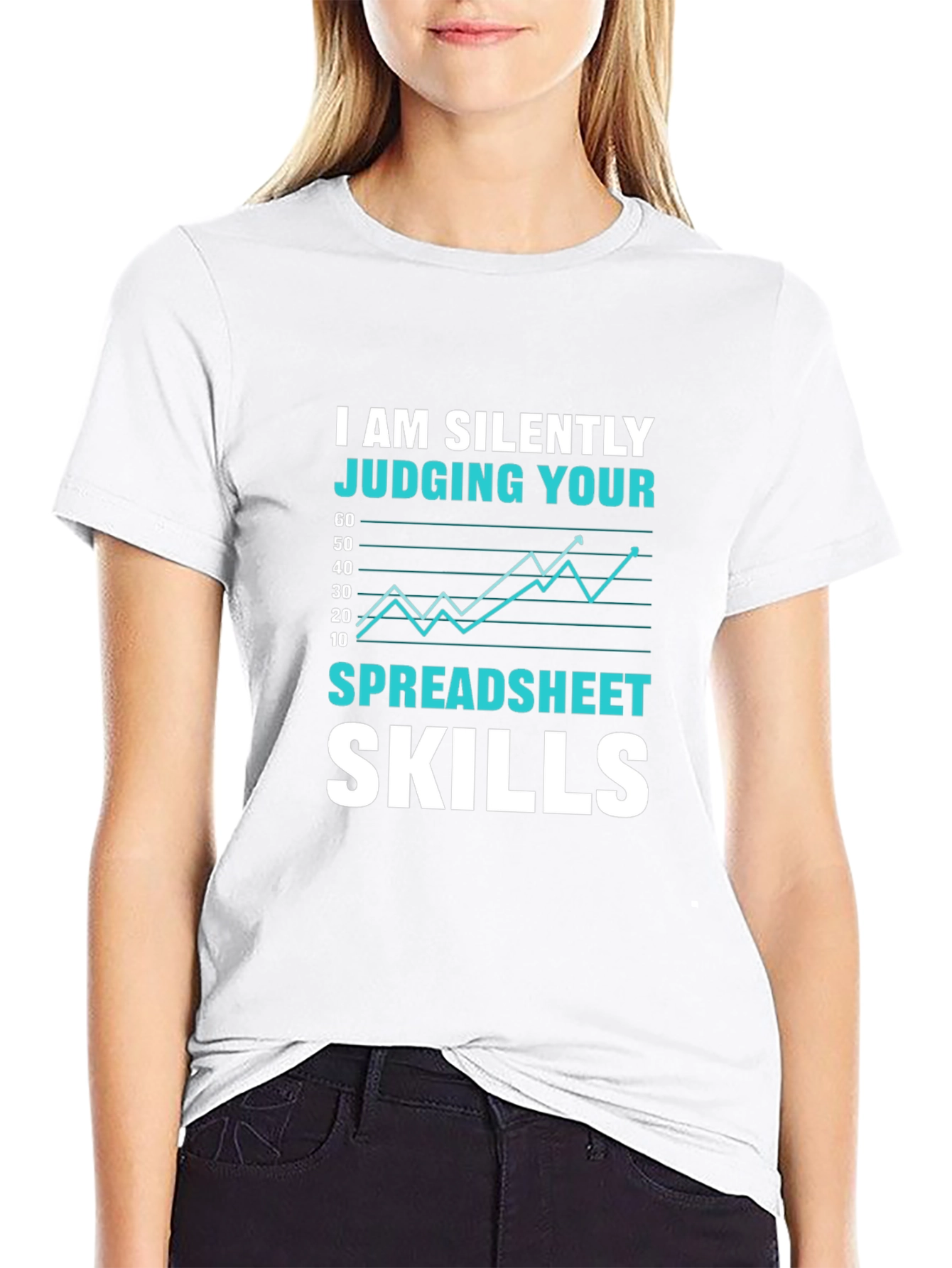 I Am Silently Judging Your Spreadsheet Skills T-Shirt