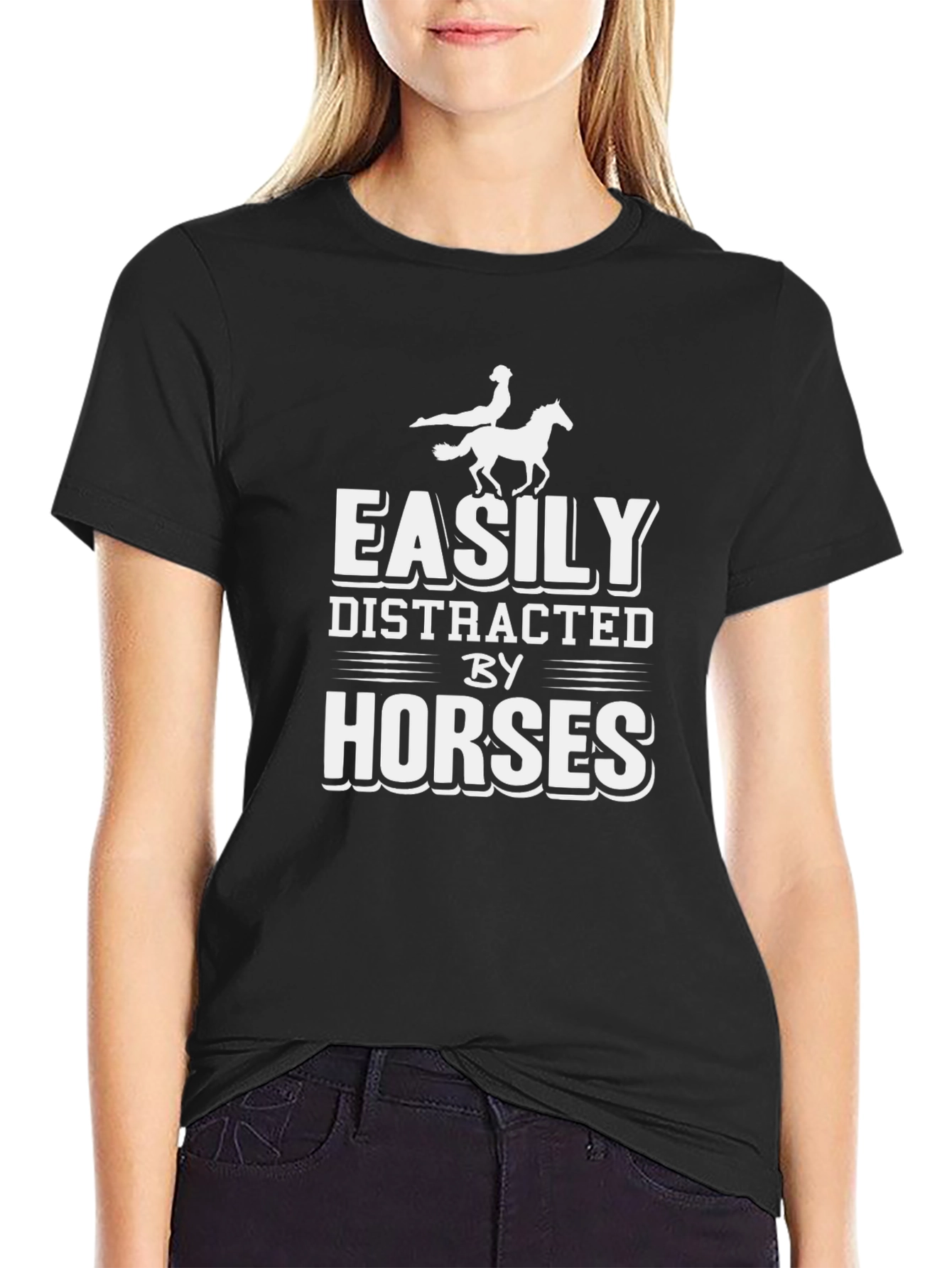 Easily Distracted by Horses T-Shirt