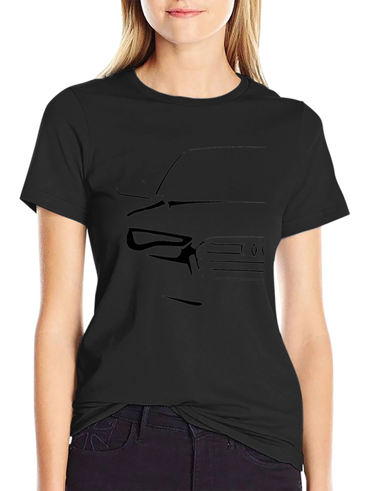 Black Car Silhouette Graphic Tee