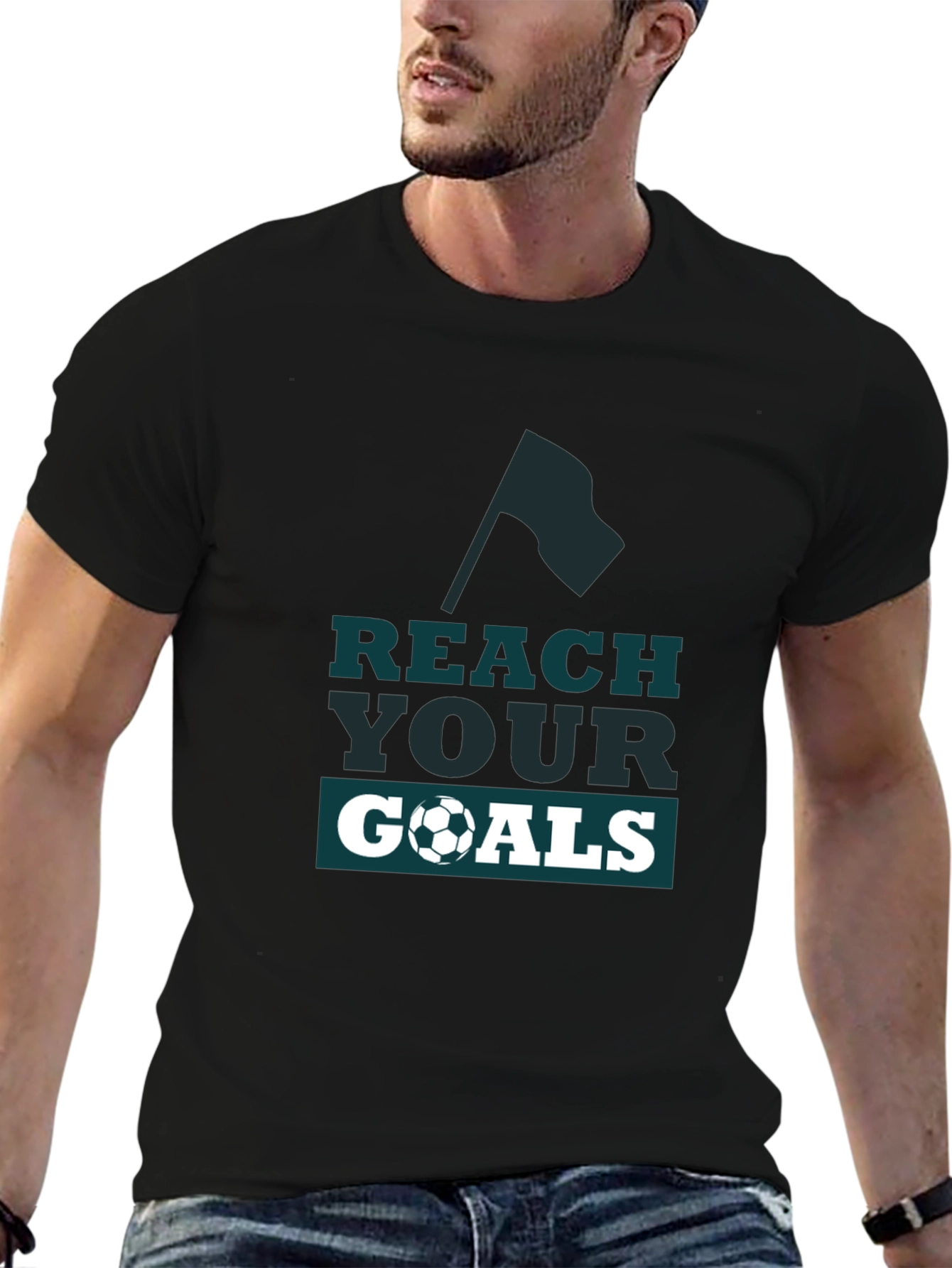 Reach Your Goals Soccer T-Shirt