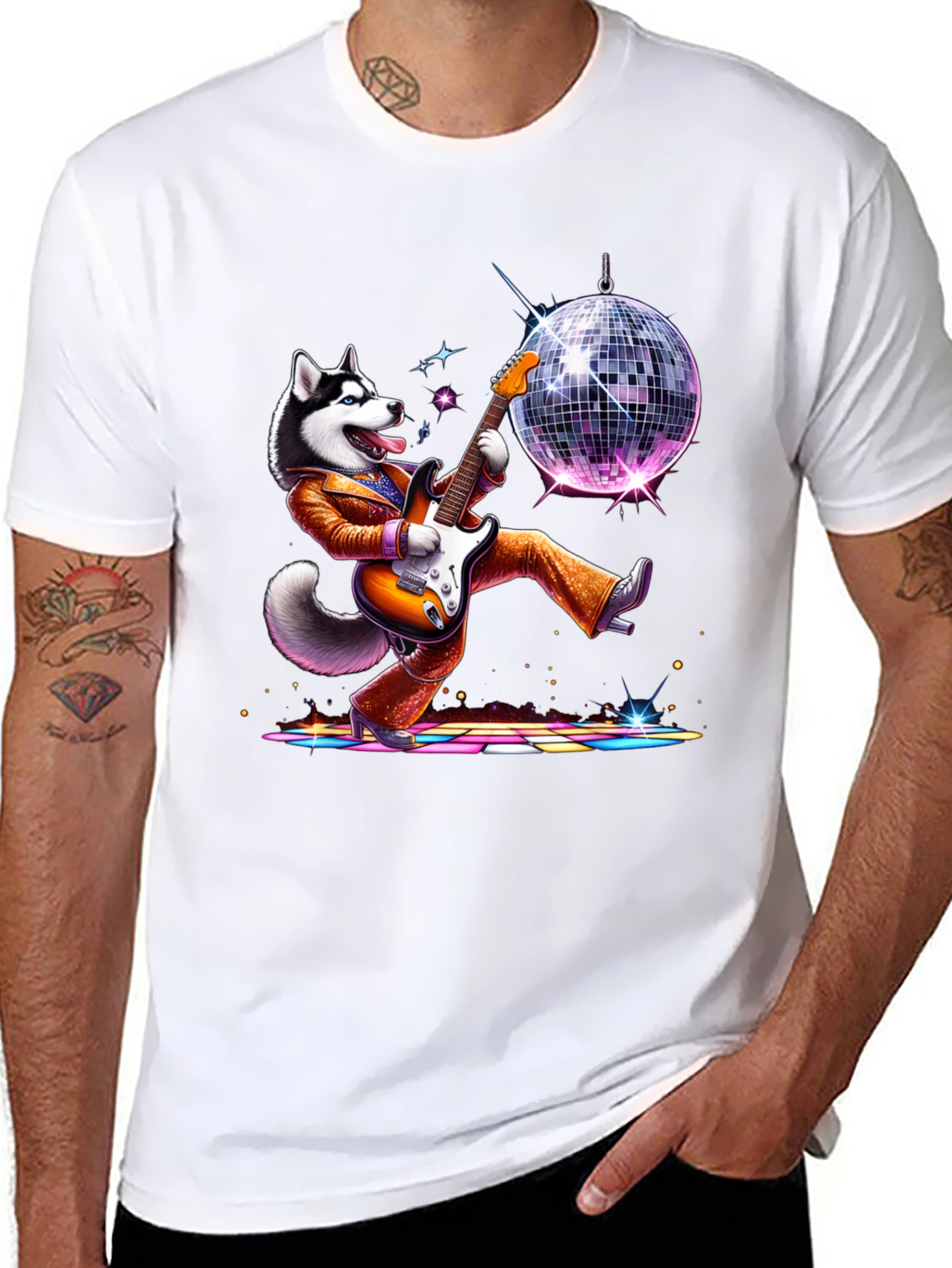 Funky Dog Disco T-Shirt