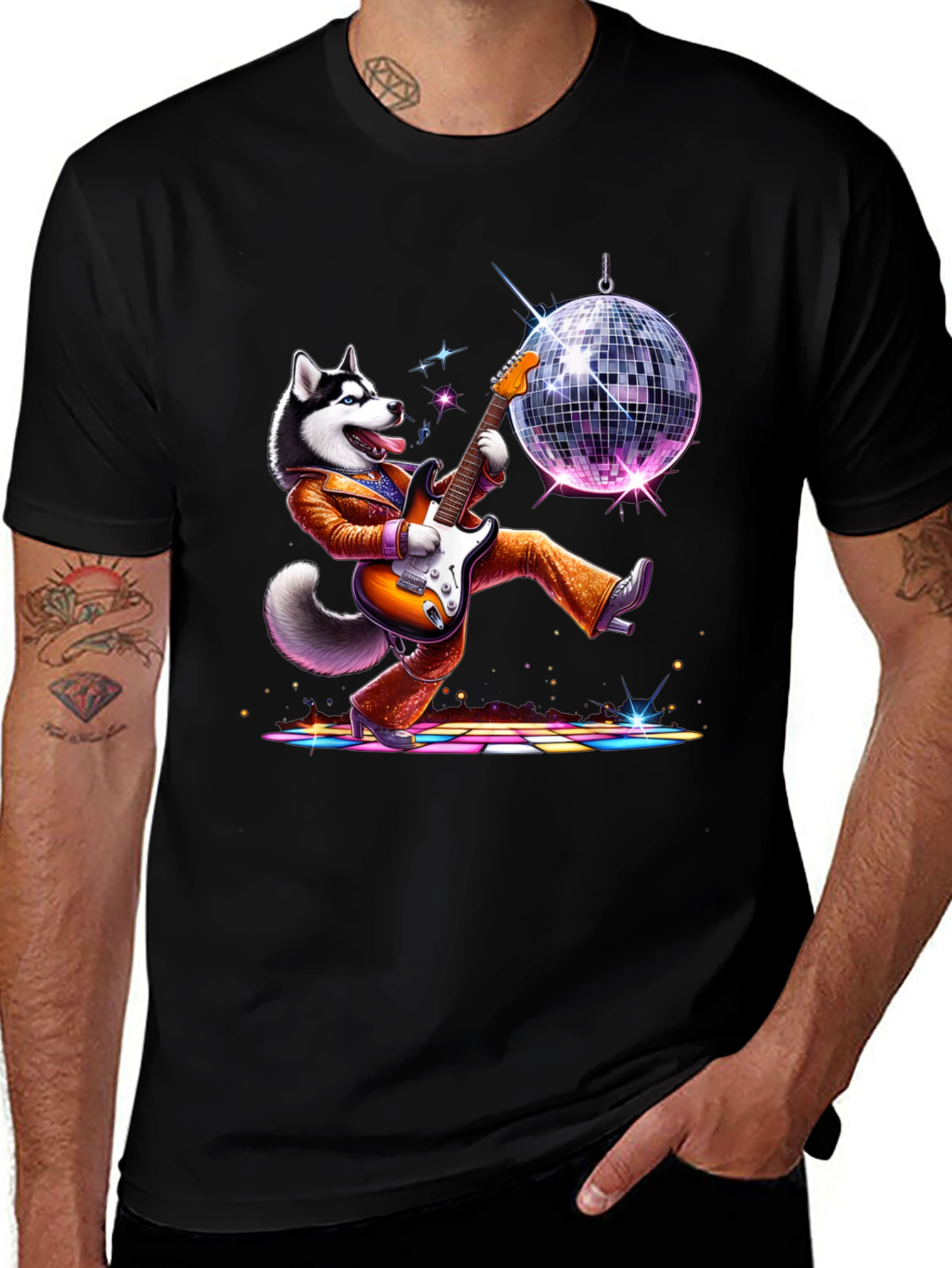 Funky Dog Disco T-Shirt