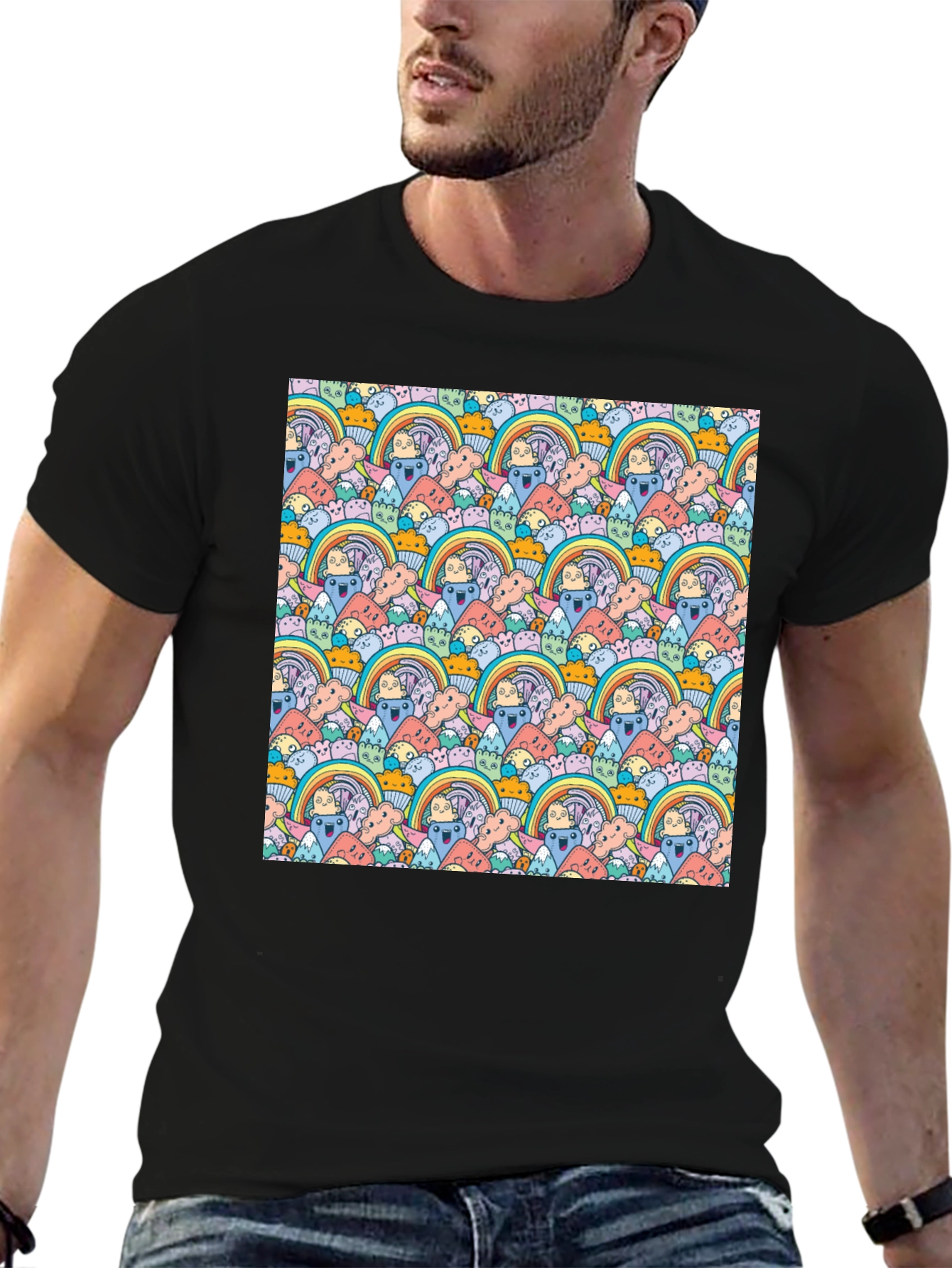 Rainbow Doodle T-Shirt