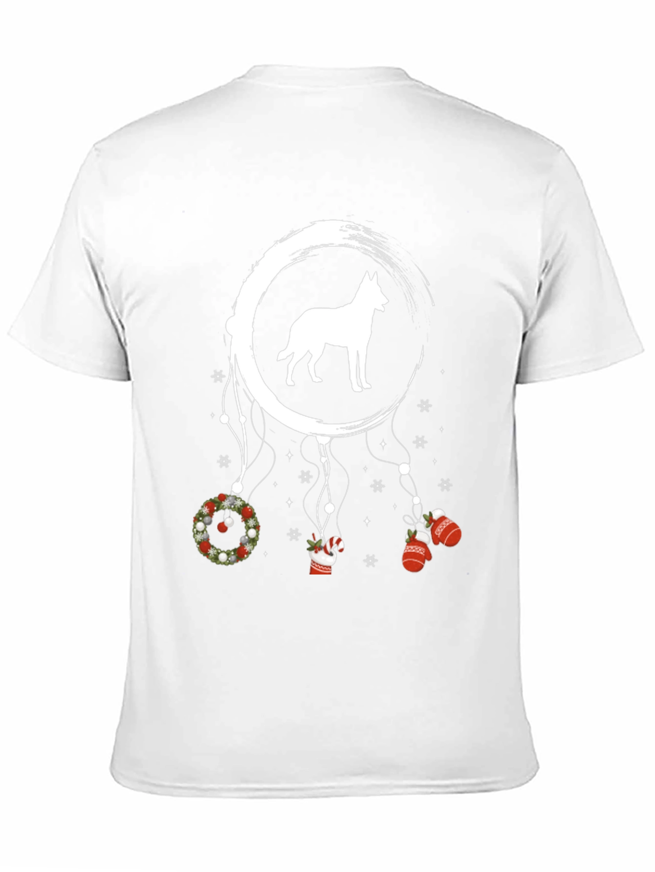 Dog Dreamcatcher Christmas Graphic Tee