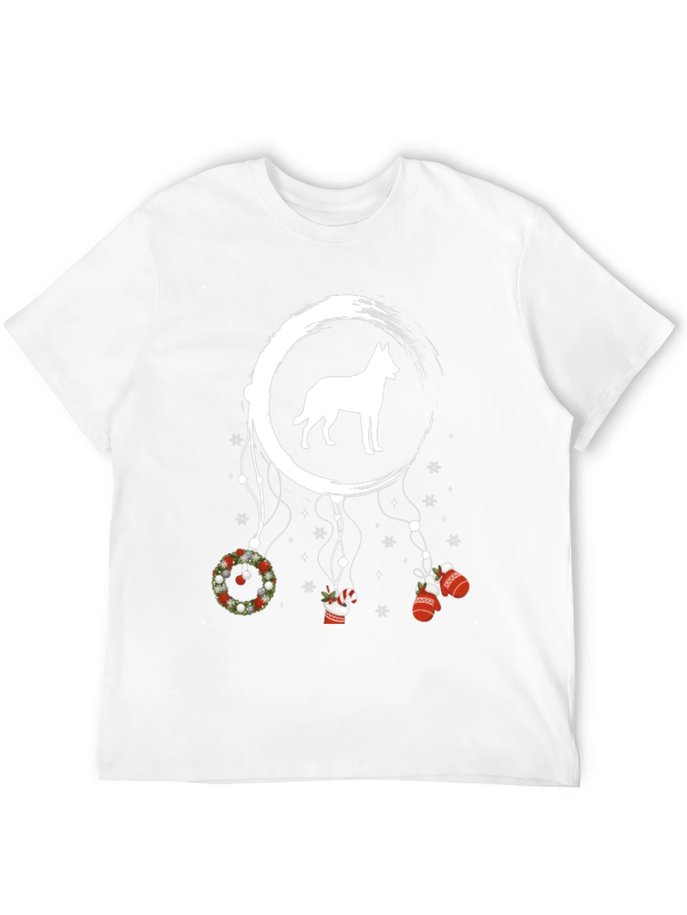 Dog Dreamcatcher Christmas Graphic Tee