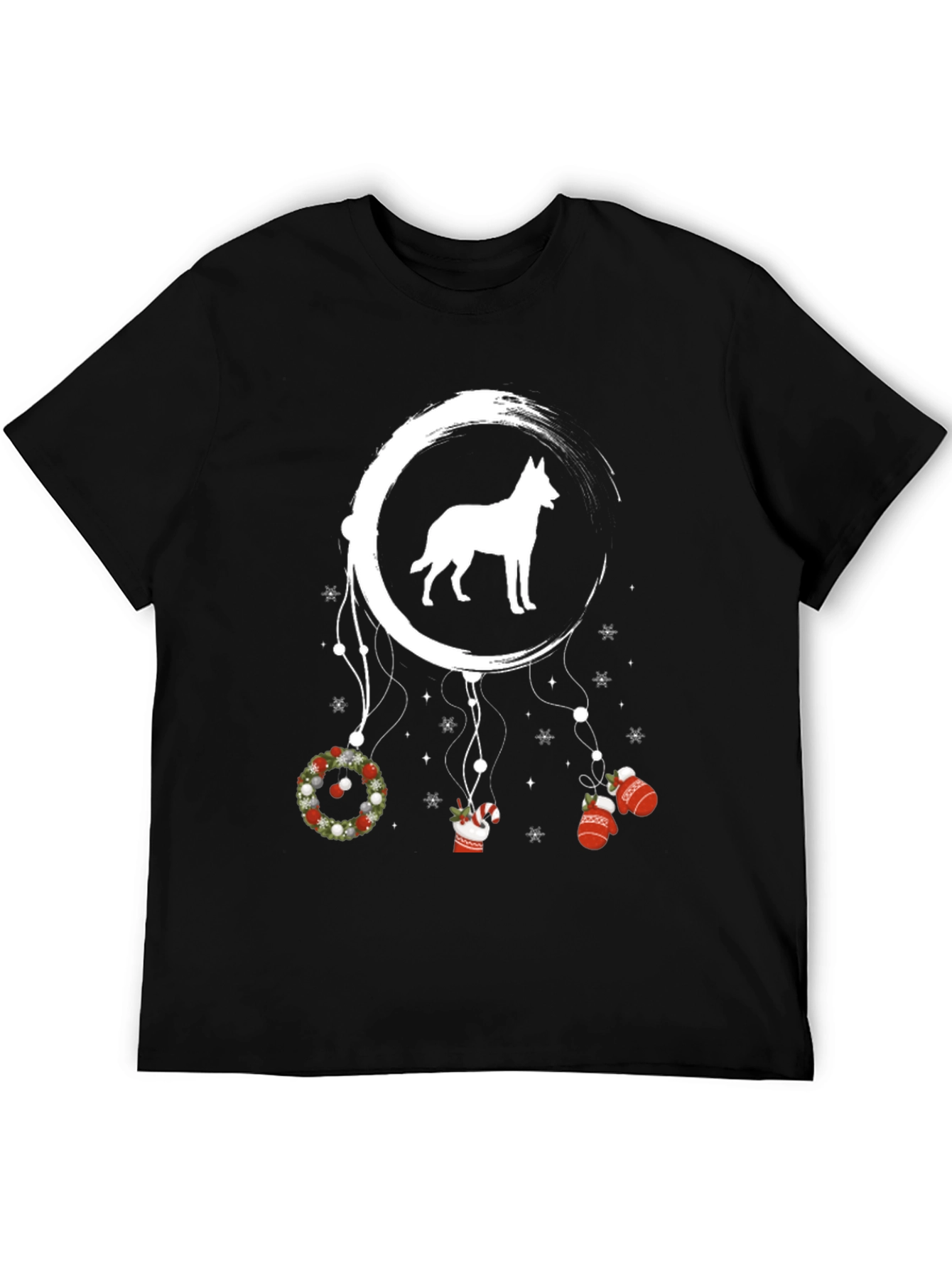 Dog Dreamcatcher Christmas Graphic Tee