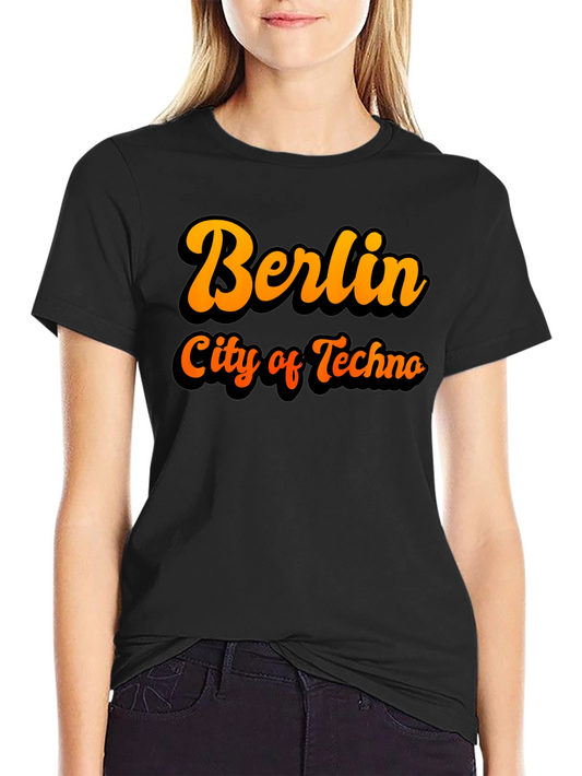 Berlin City of Techno T-Shirt - Black