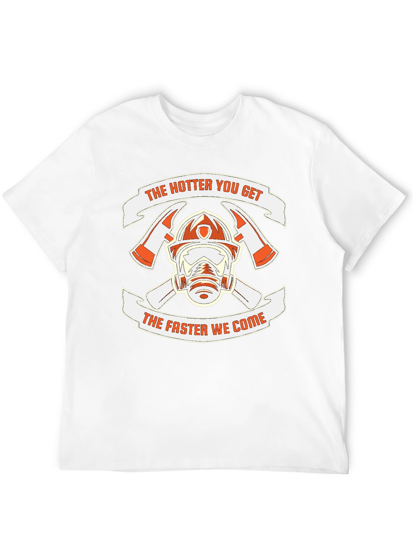 Firefighter Helmet T-Shirt - The Hotter You Get