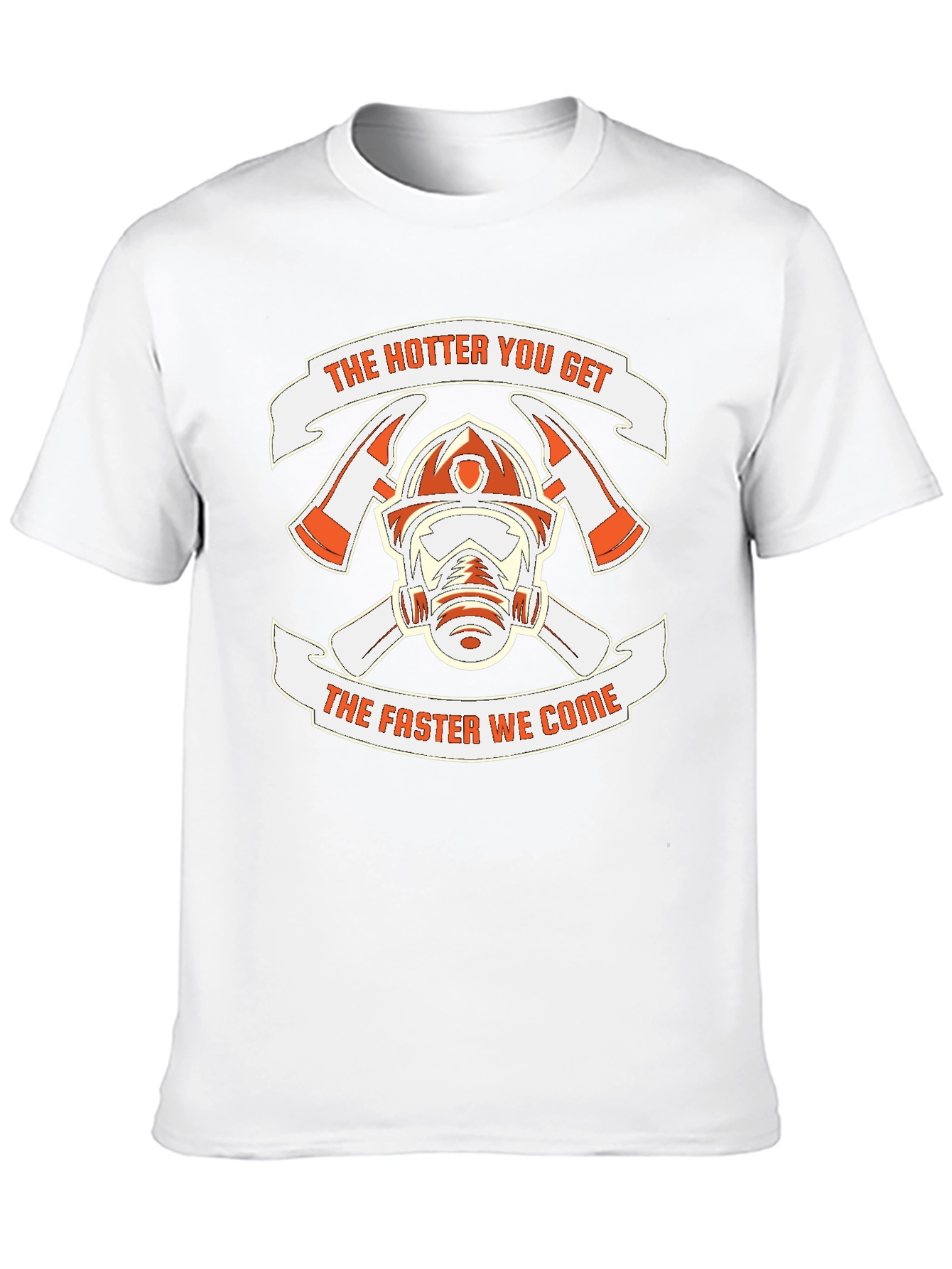 Firefighter Helmet T-Shirt - The Hotter You Get