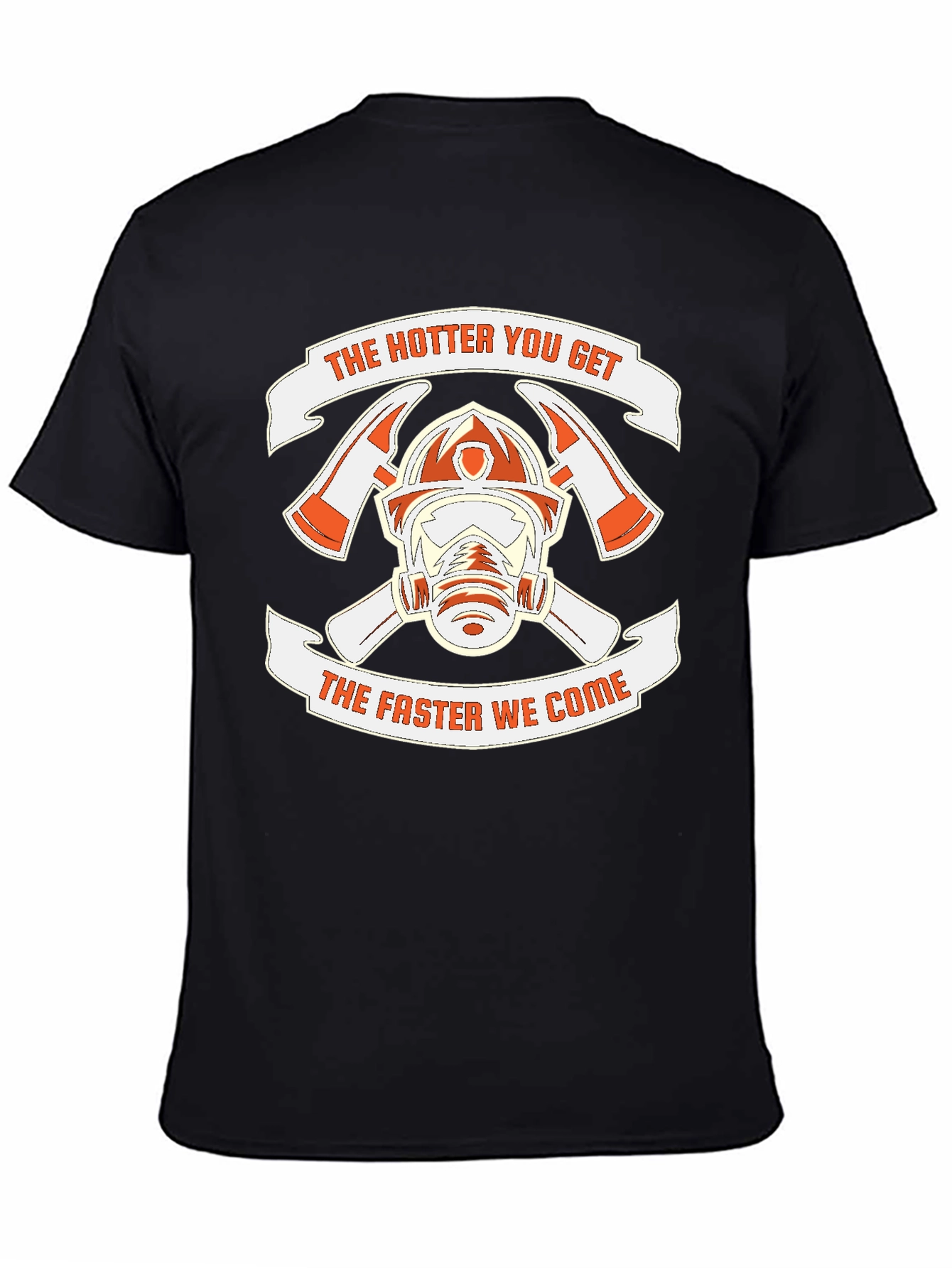 Firefighter Helmet T-Shirt - The Hotter You Get
