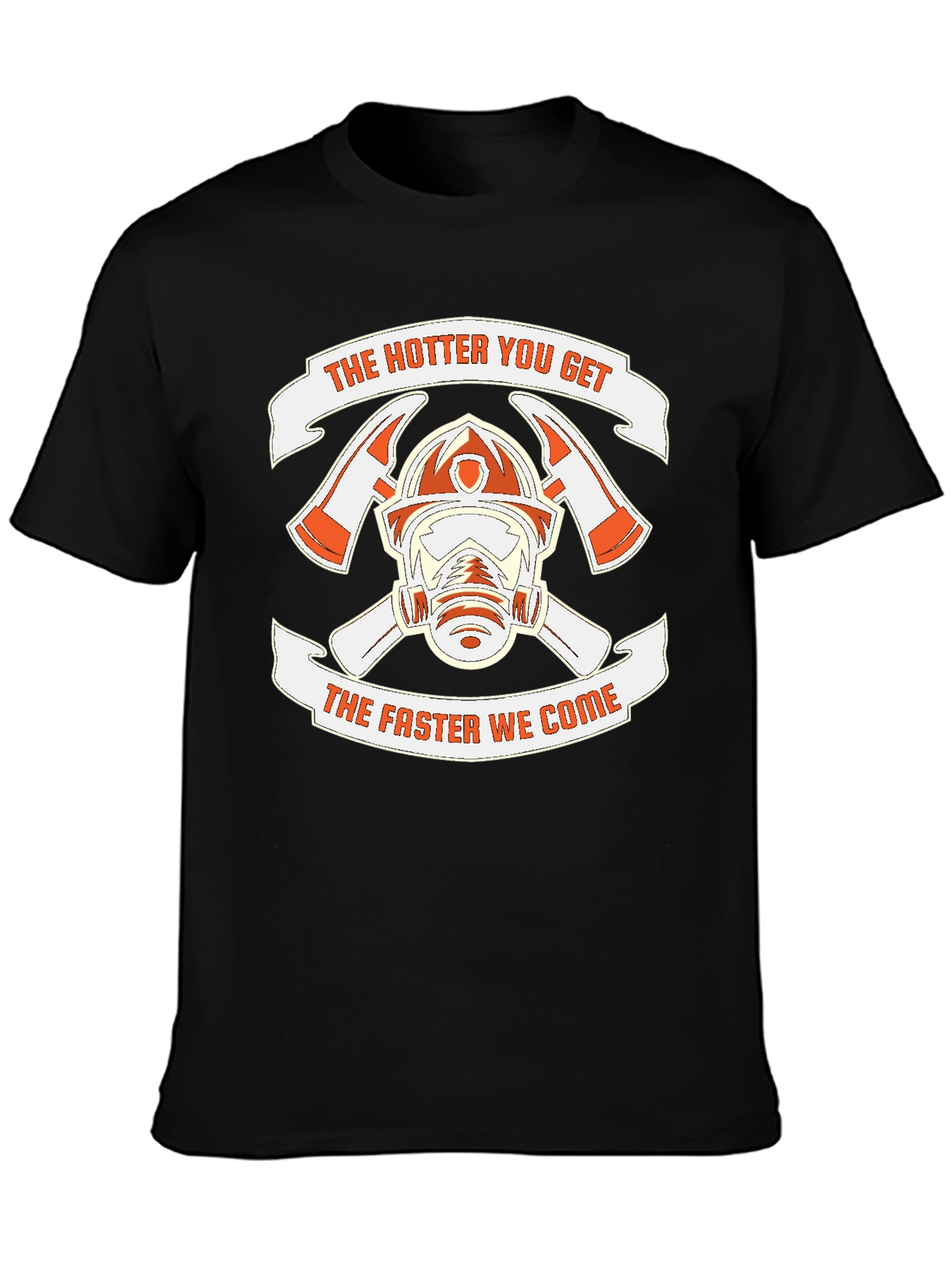 Firefighter Helmet T-Shirt - The Hotter You Get