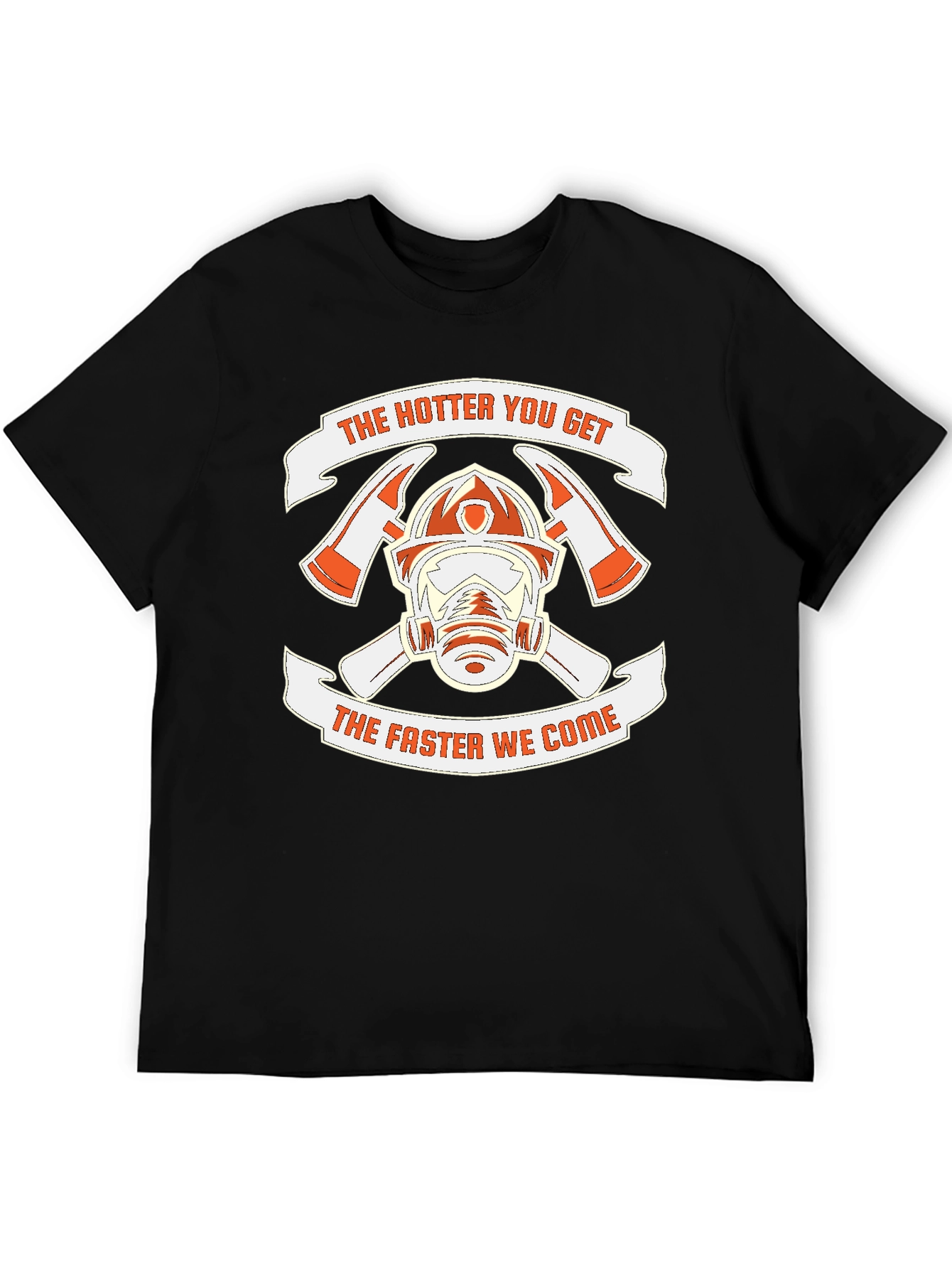 Firefighter Helmet T-Shirt - The Hotter You Get