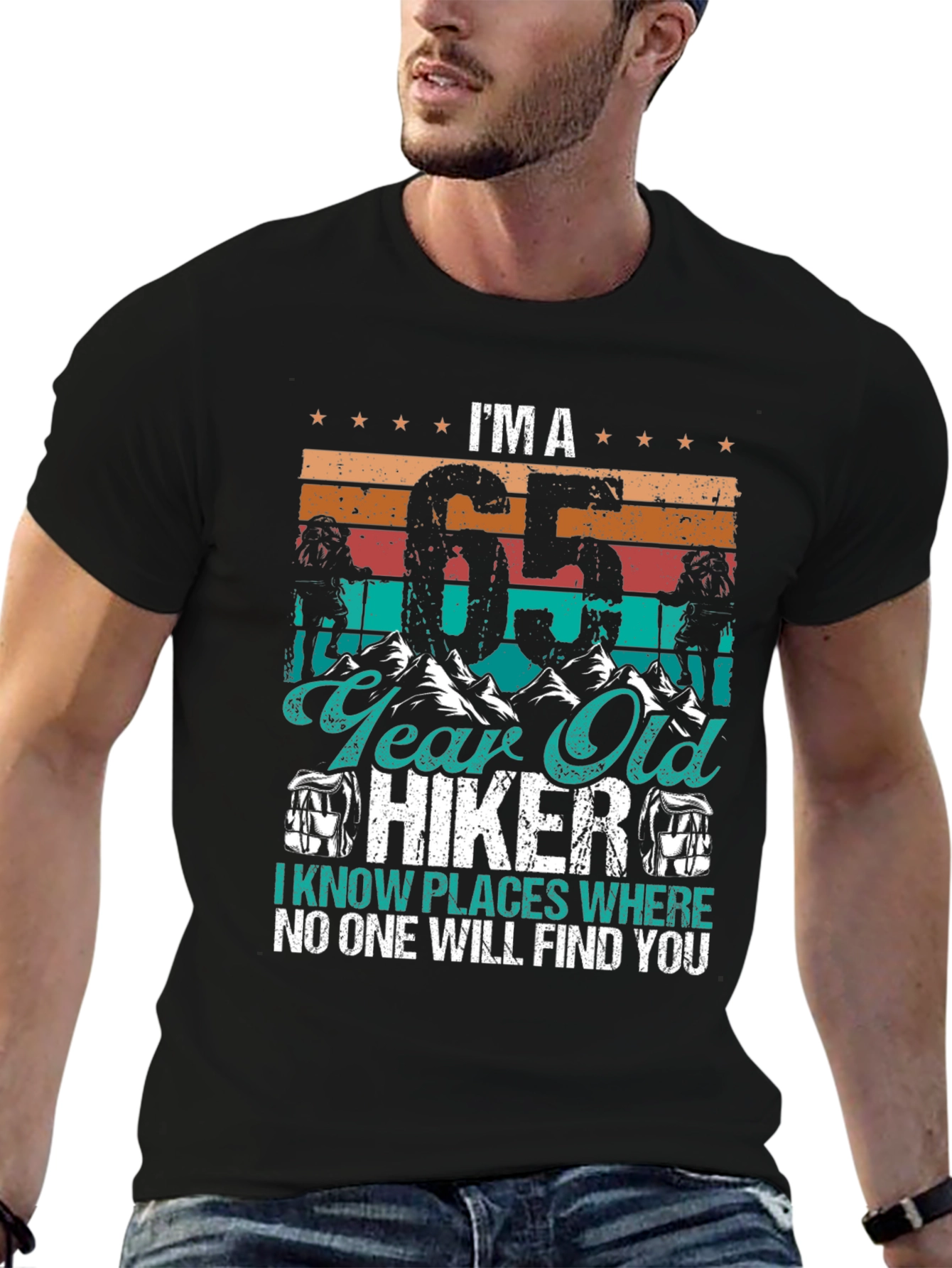 65 Year Old Hiker T-Shirt