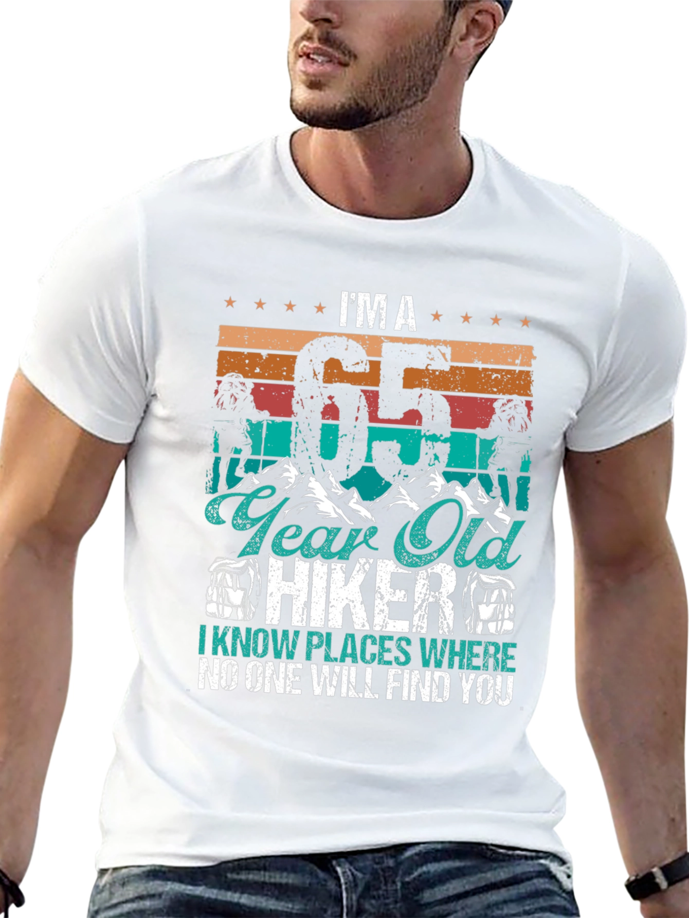 65 Year Old Hiker T-Shirt
