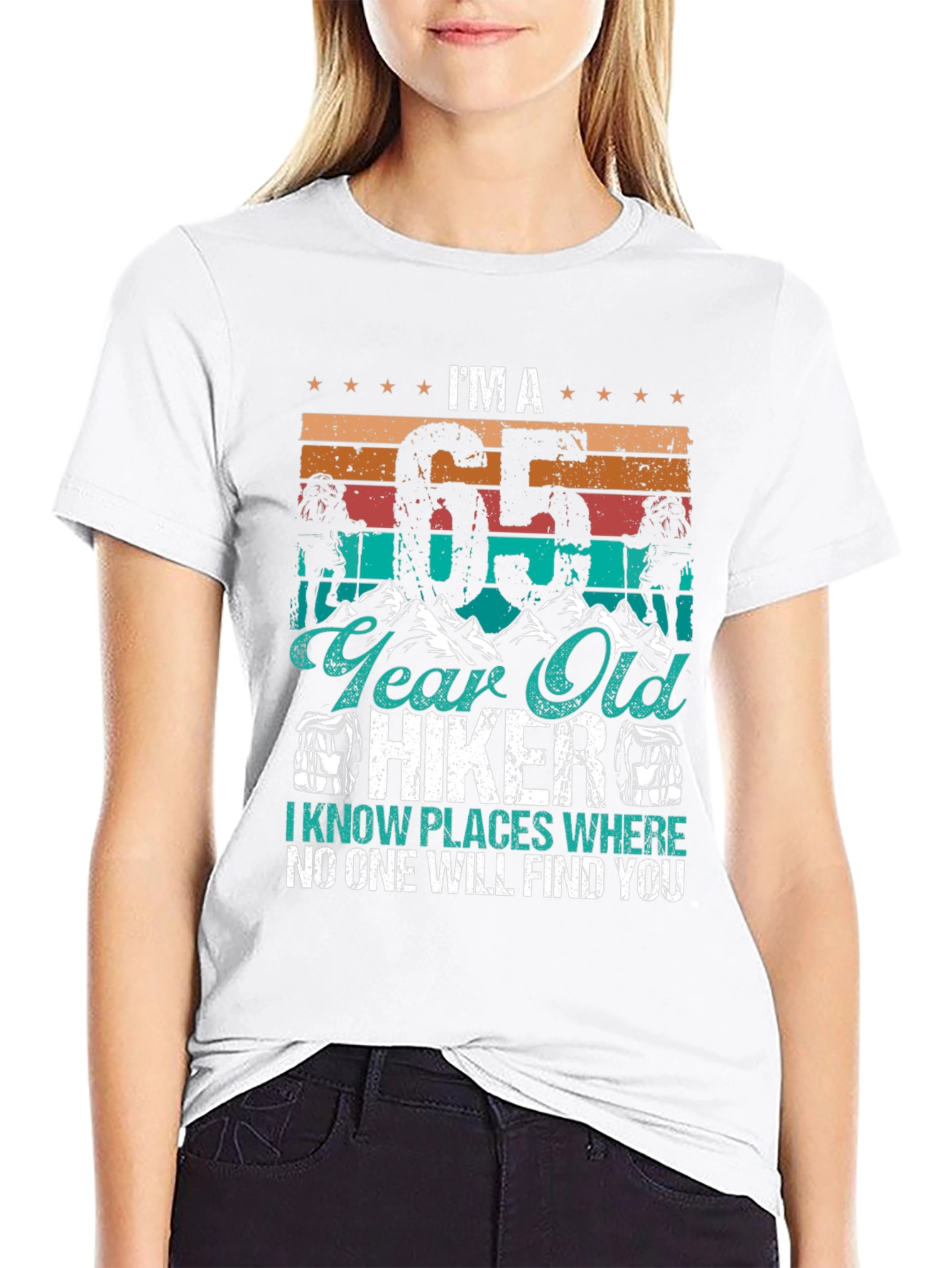 65 Year Old Hiker T-Shirt