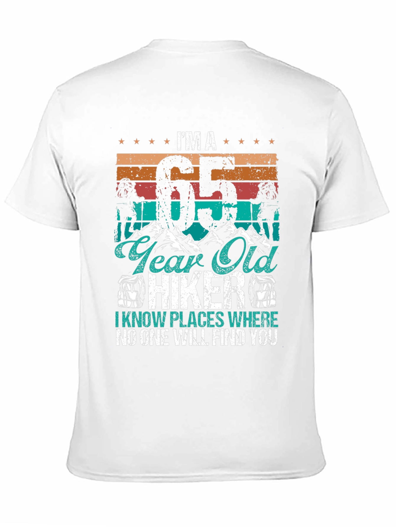 65 Year Old Hiker T-Shirt