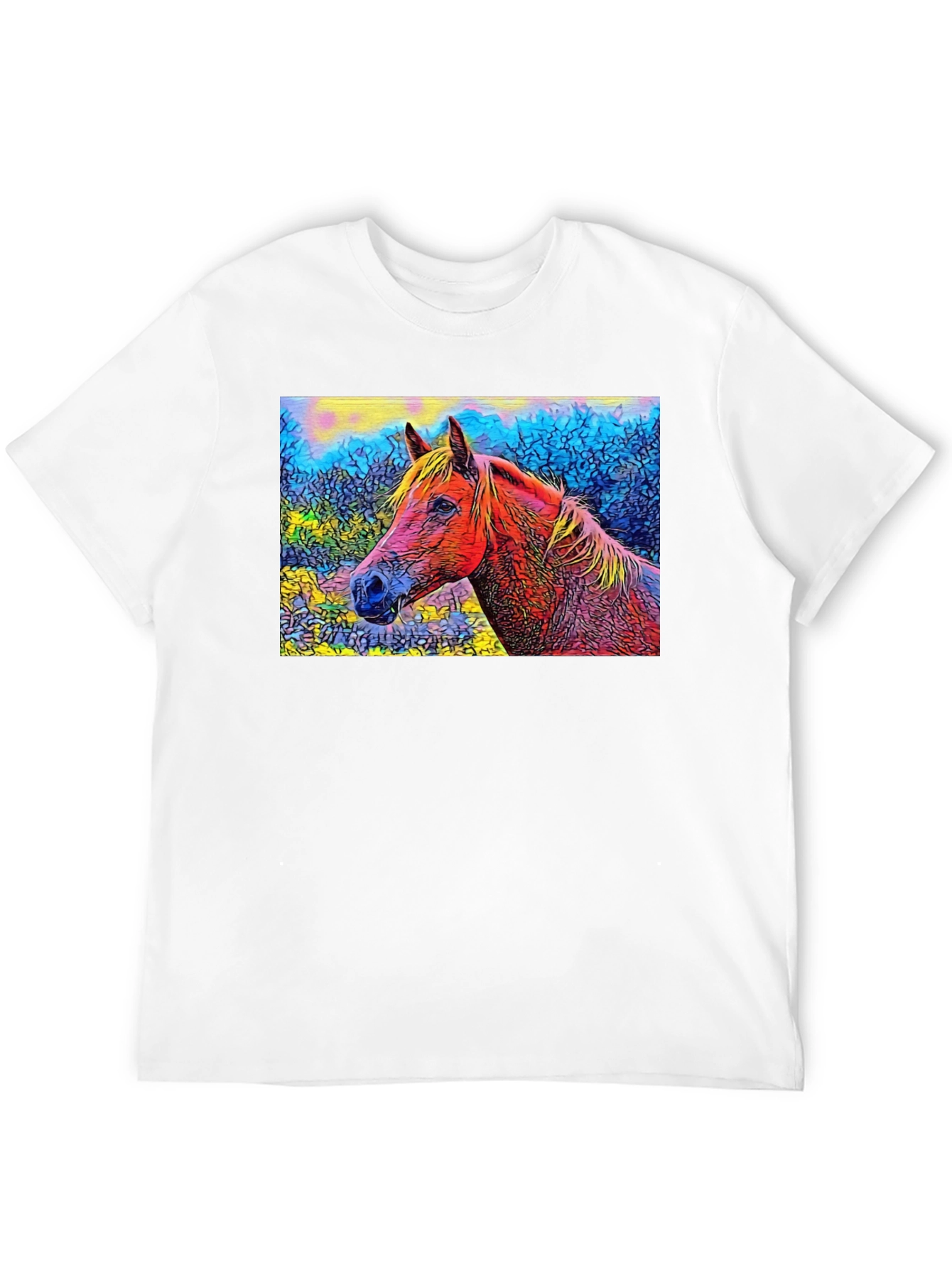 Horse Art T-Shirt - Unique Graphic Tee