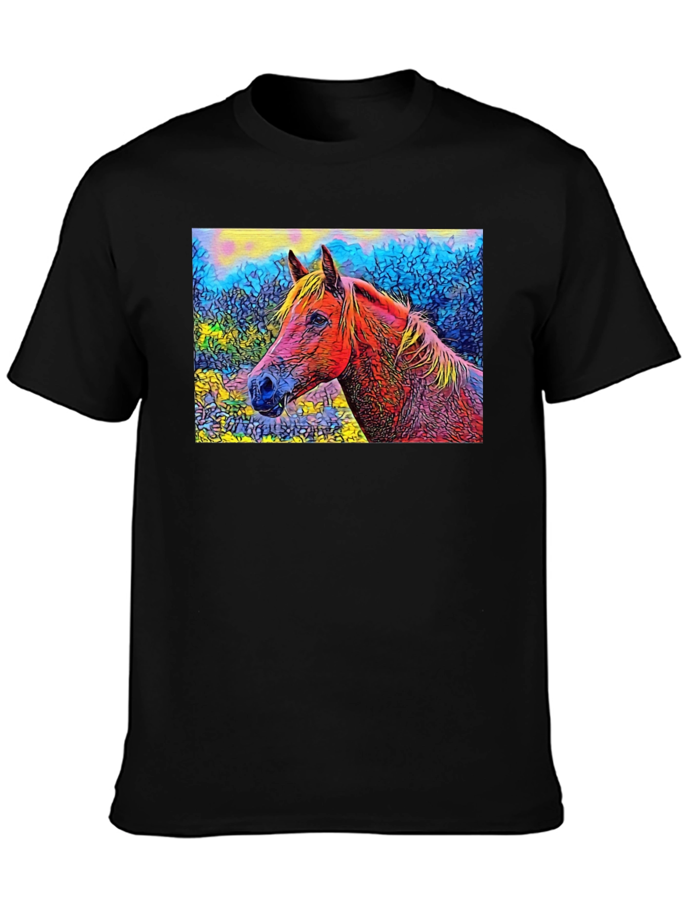 Horse Art T-Shirt - Unique Graphic Tee