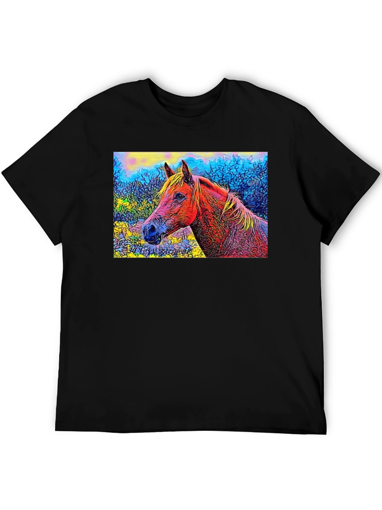 Horse Art T-Shirt - Unique Graphic Tee