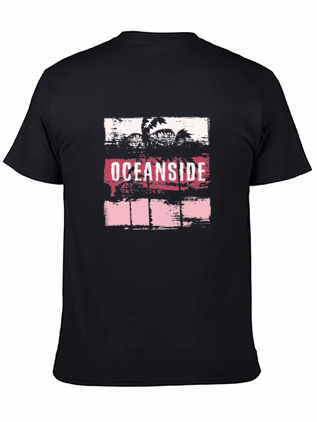 Oceanside Palms Graphic Tee - Classic Beach Style