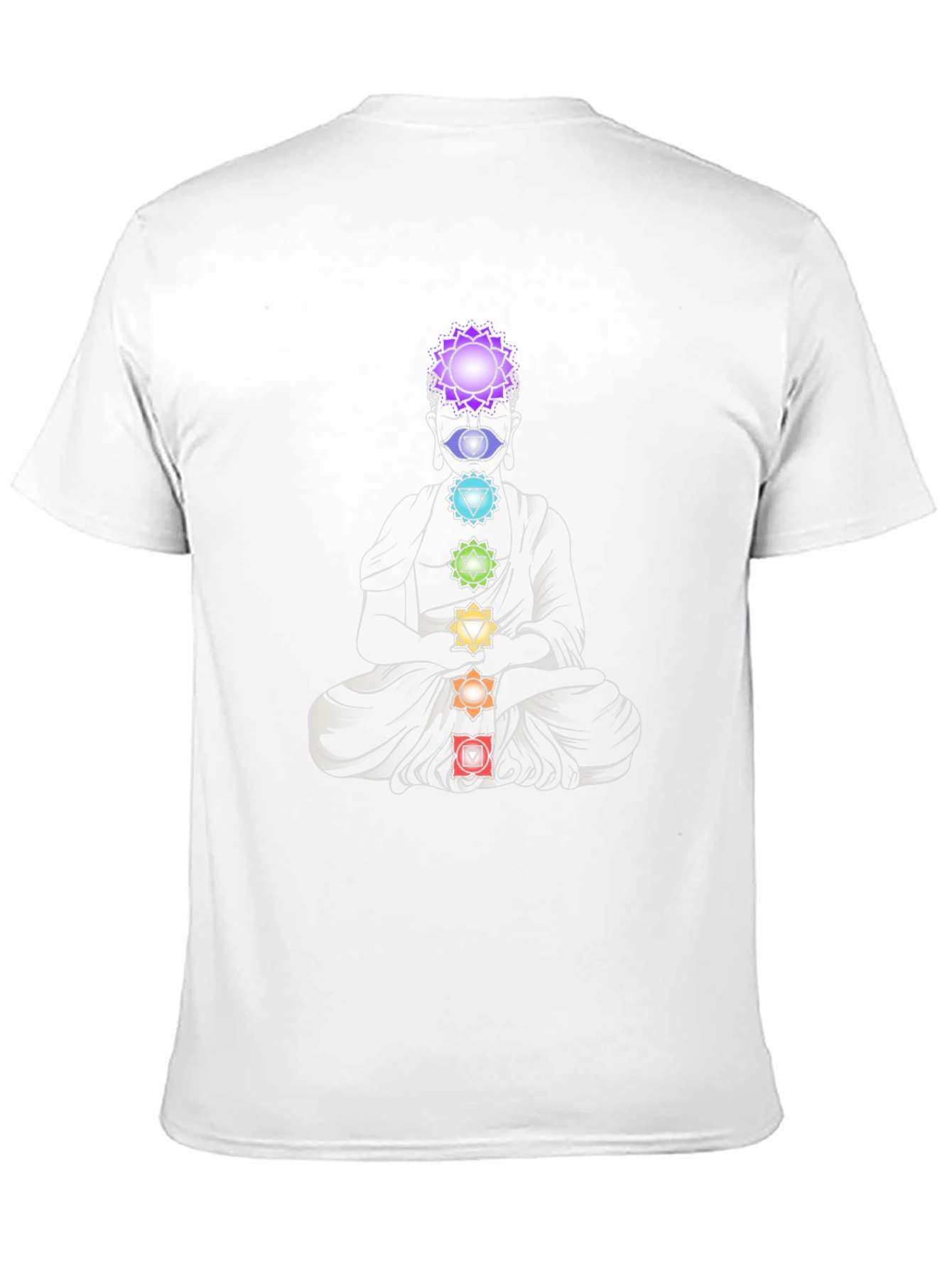 Chakra Meditation T-Shirt - Spiritual Yoga Design
