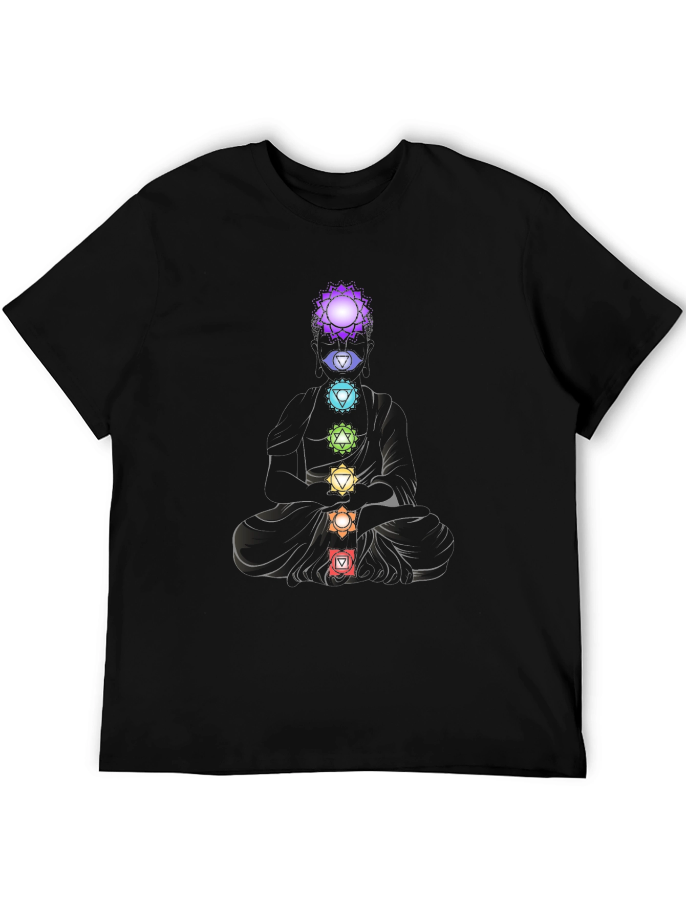 Chakra Meditation T-Shirt - Spiritual Yoga Design