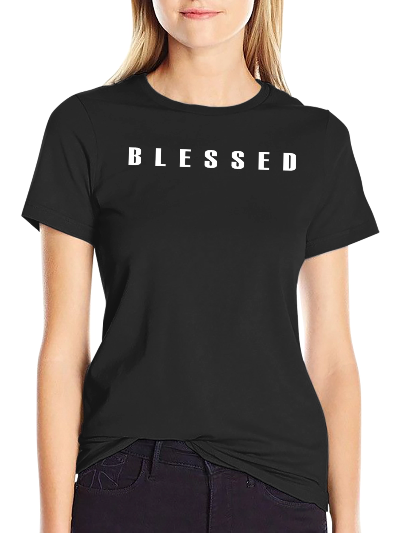 Blessed Black T-Shirt - Stylish Casual Wear