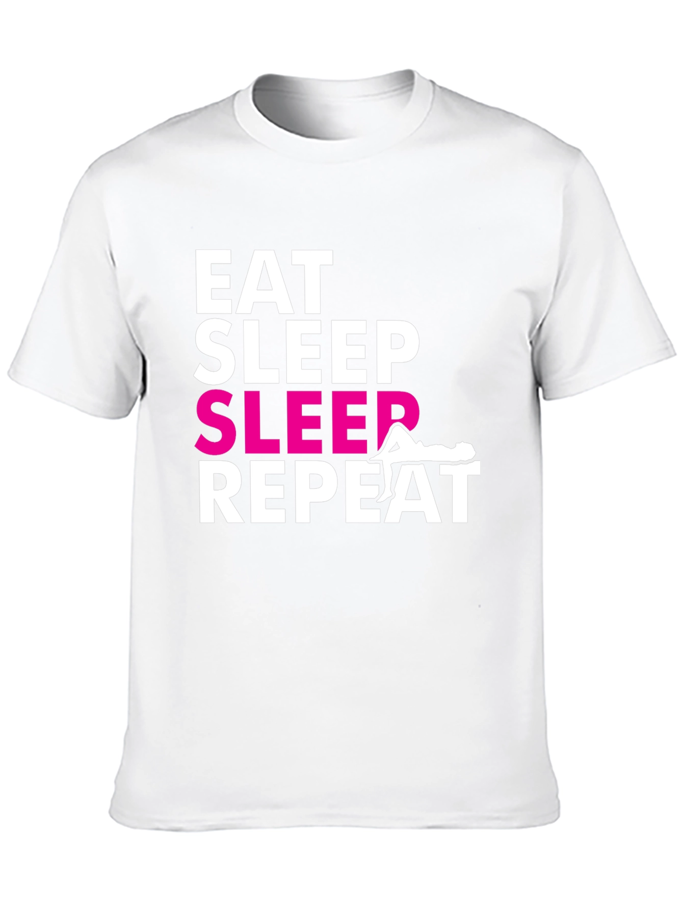 Eat Sleep SLEEP Repeat Graphic T-Shirt