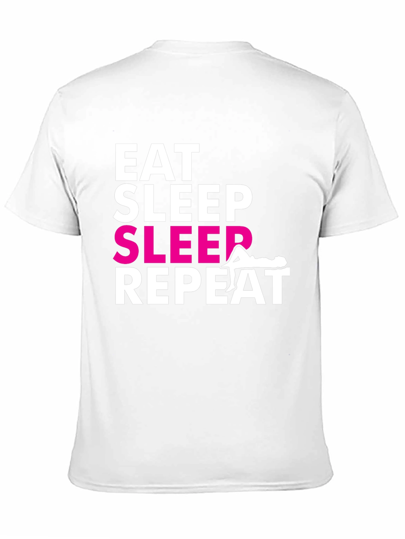 Eat Sleep SLEEP Repeat Graphic T-Shirt