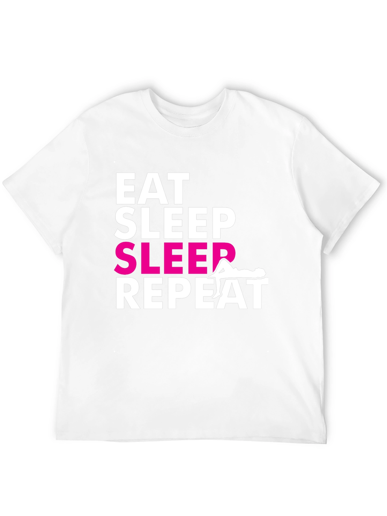 Eat Sleep SLEEP Repeat Graphic T-Shirt