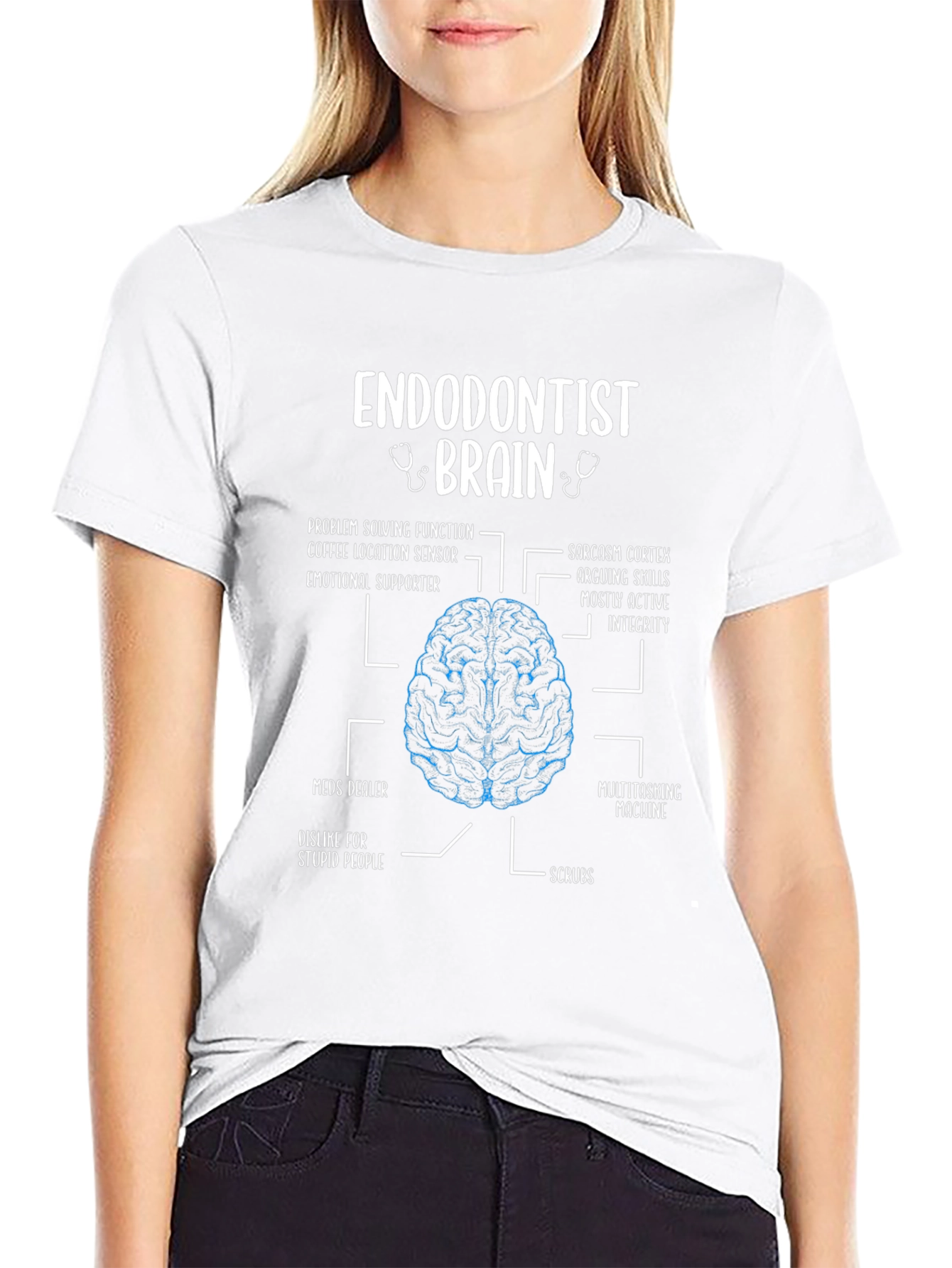 Endodontist Brain T-Shirt - Funny Anatomy Gift