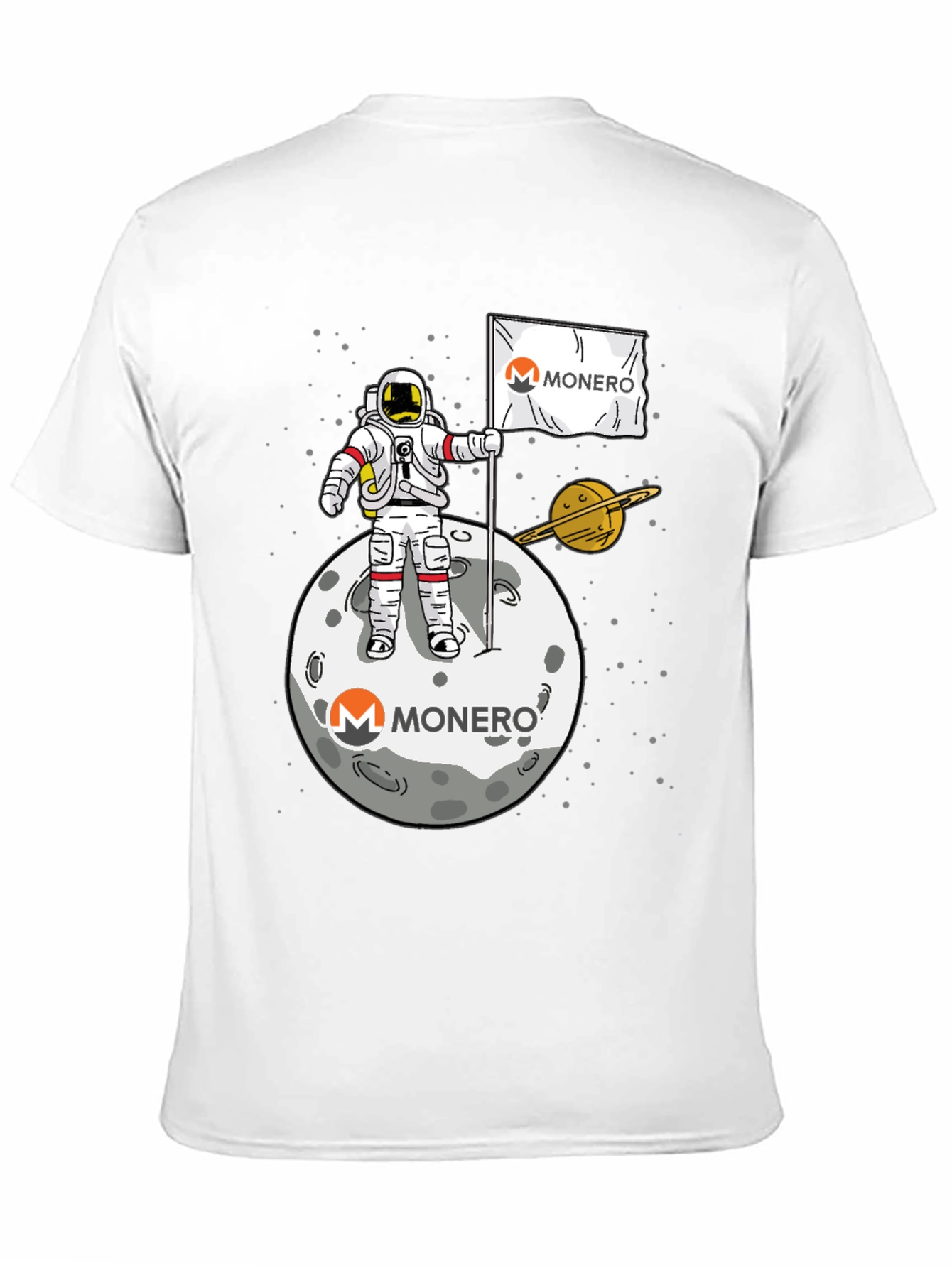 Monero Moon Landing Graphic T-Shirt