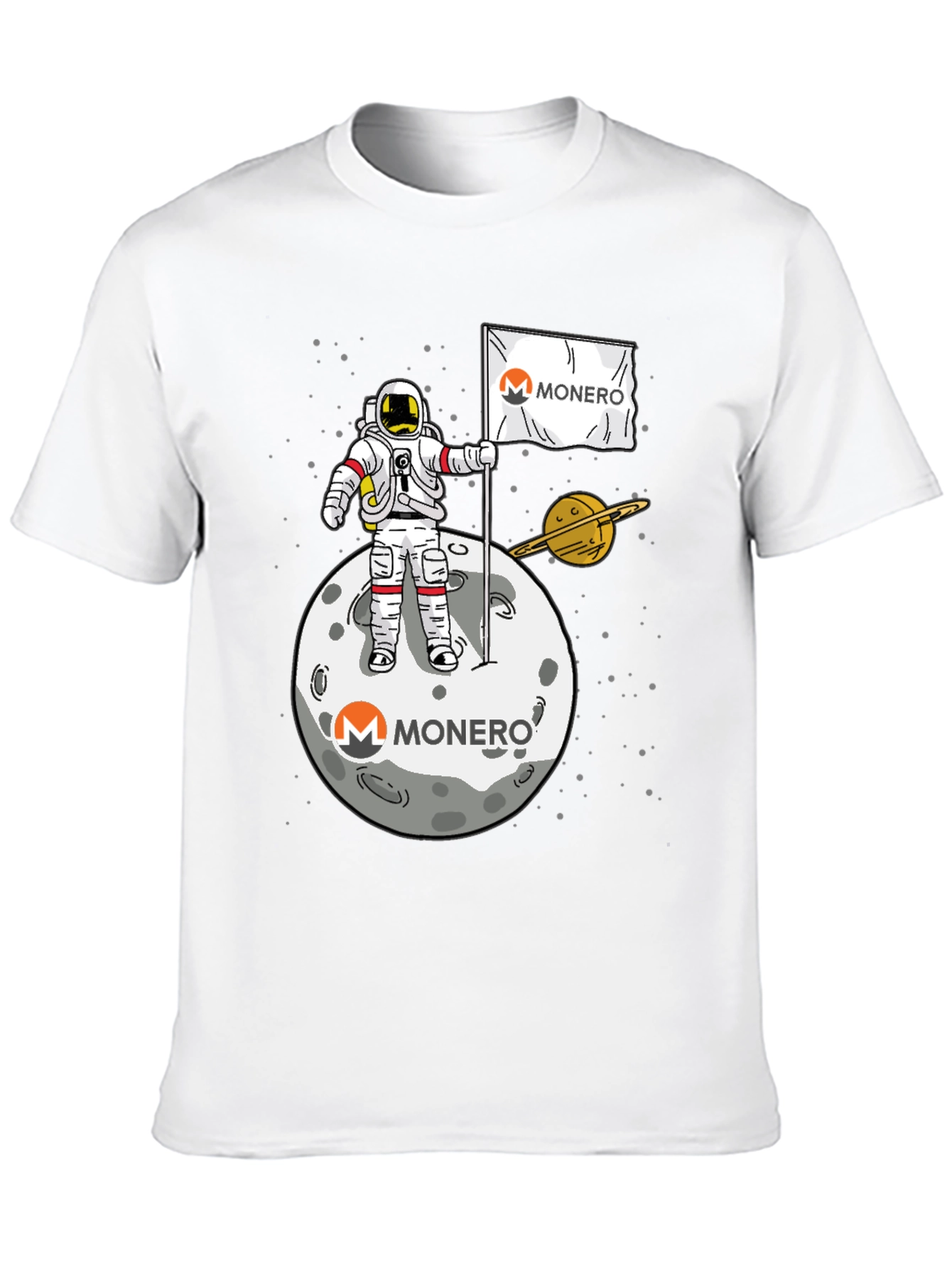 Monero Moon Landing Graphic T-Shirt