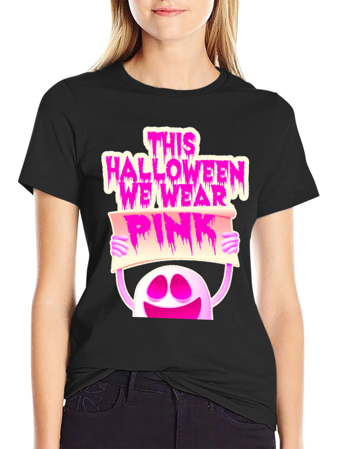 Halloween Pink T-Shirt