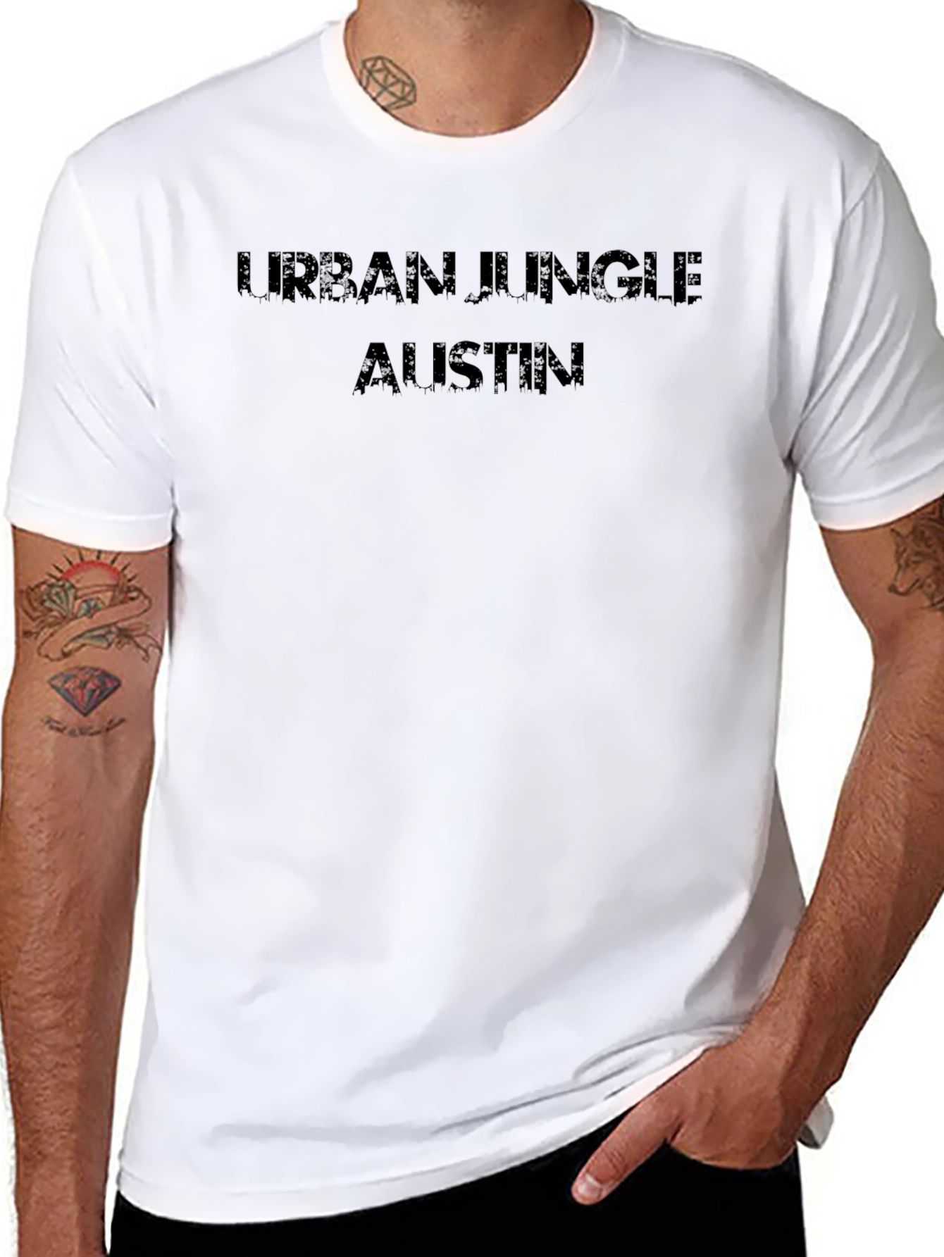 Urban Jungle Austin Black T-Shirt