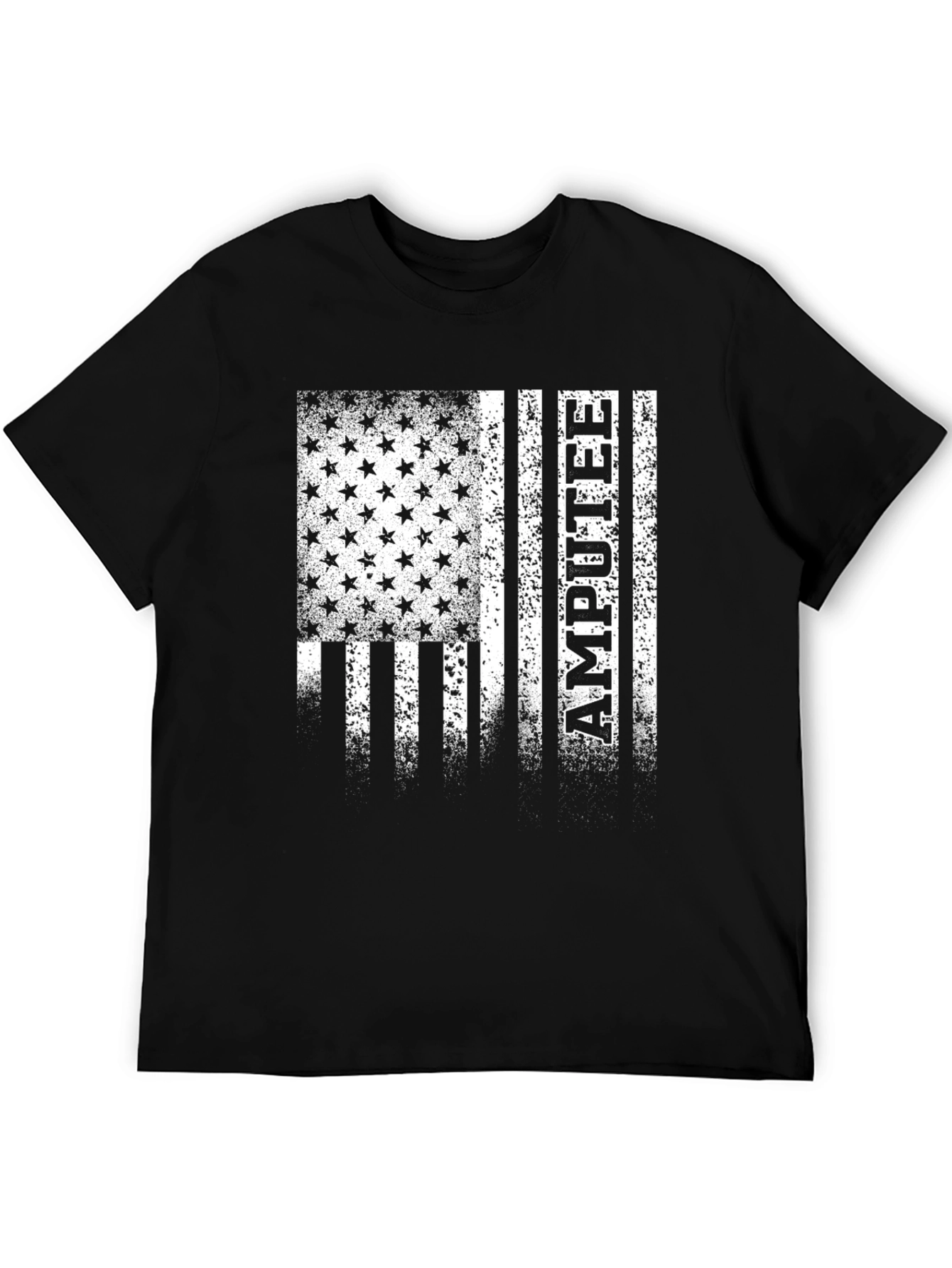 Amputee American Flag Graphic T-Shirt
