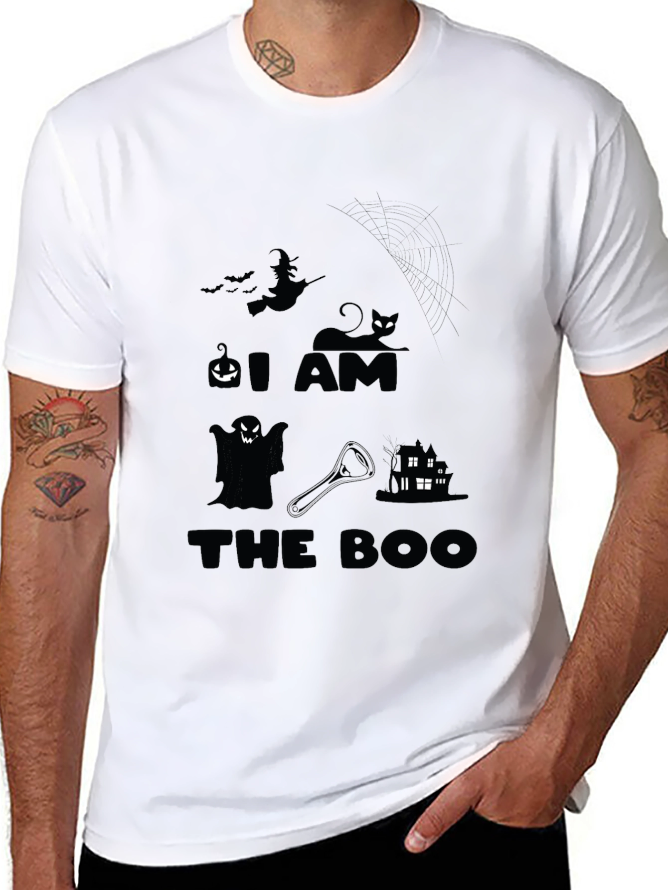 I AM The Boo T-Shirt Halloween Holiday Tee Shirt