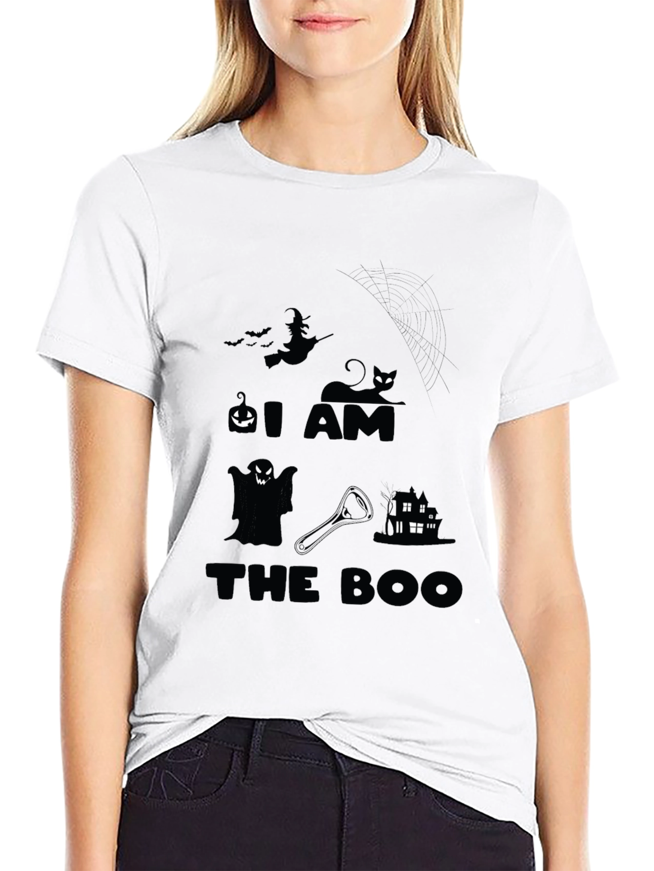 I AM The Boo T-Shirt Halloween Holiday Tee Shirt