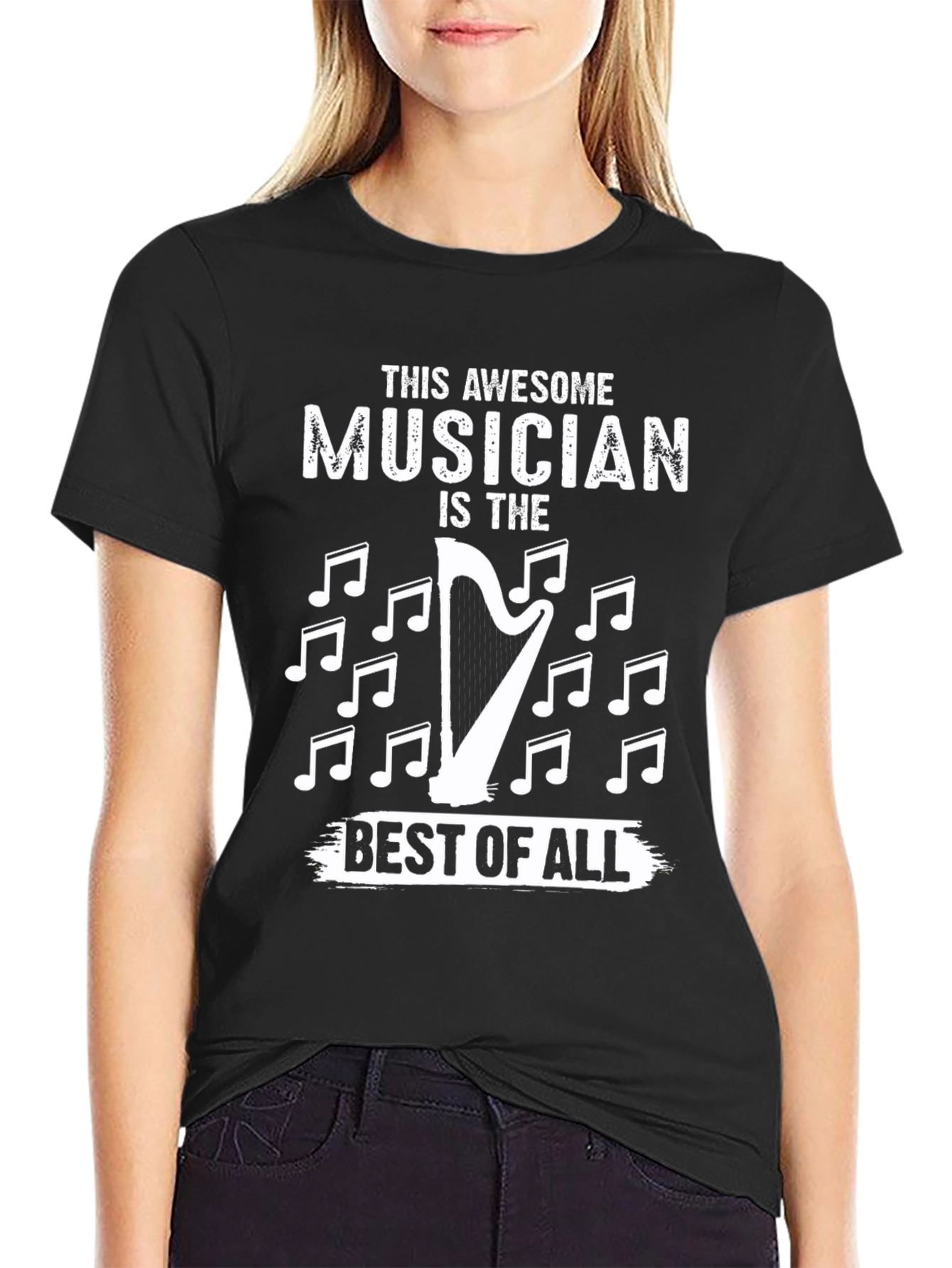 Awesome Musician Harp T-Shirt