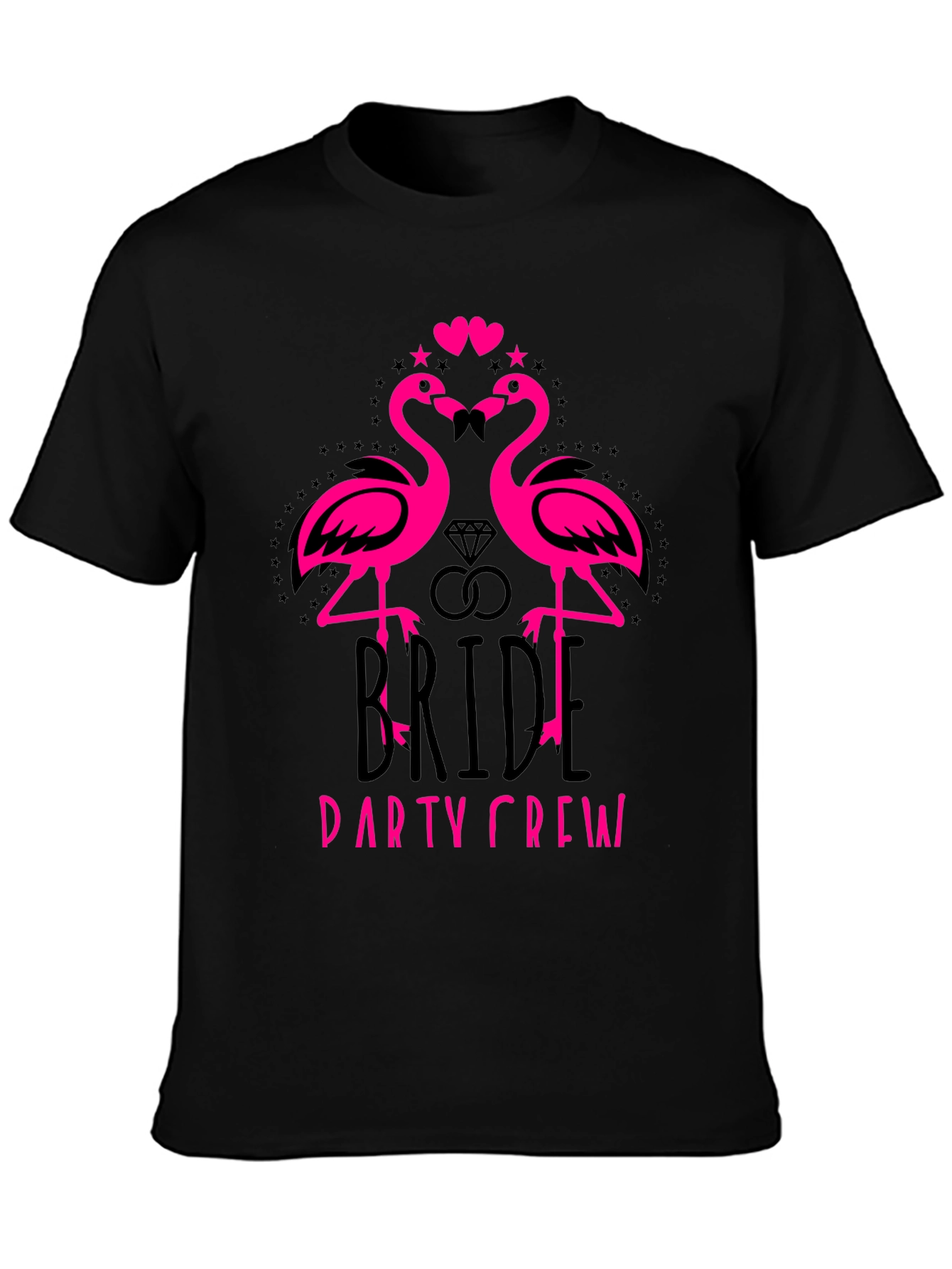 Bride Party Crew Flamingo T-Shirt