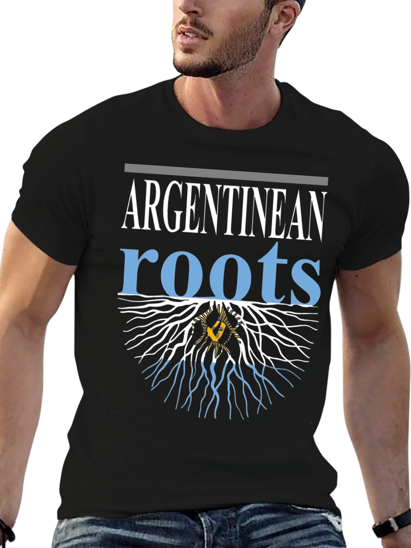 Argentinean Roots Graphic T-Shirt - Black