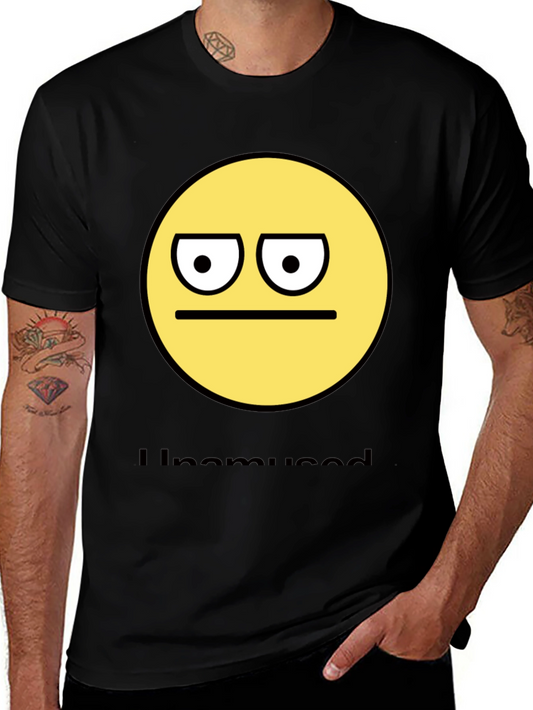 Unamused Emoji T-Shirt - Express Your Mood!