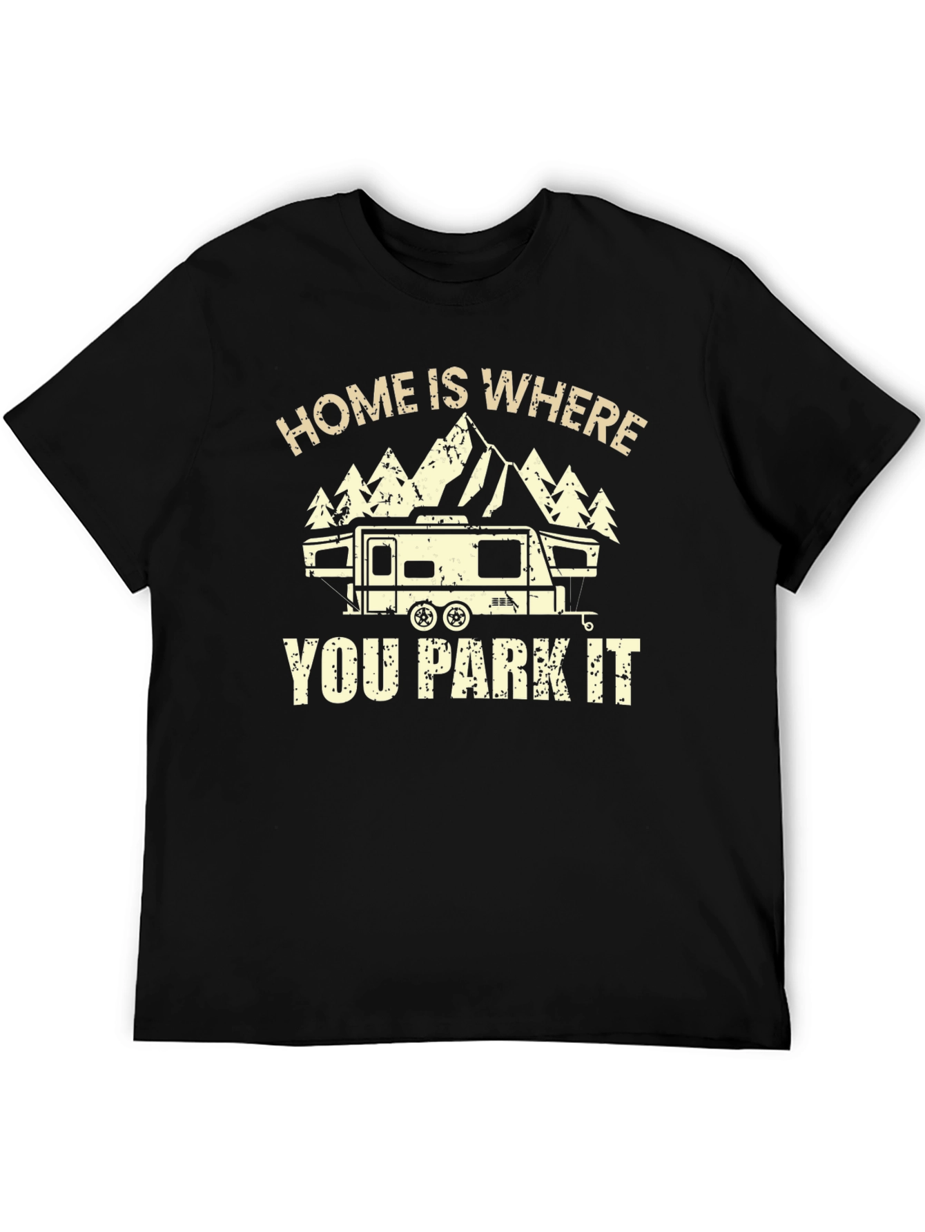 Home is Where You Park It RV Camping T-Shirt