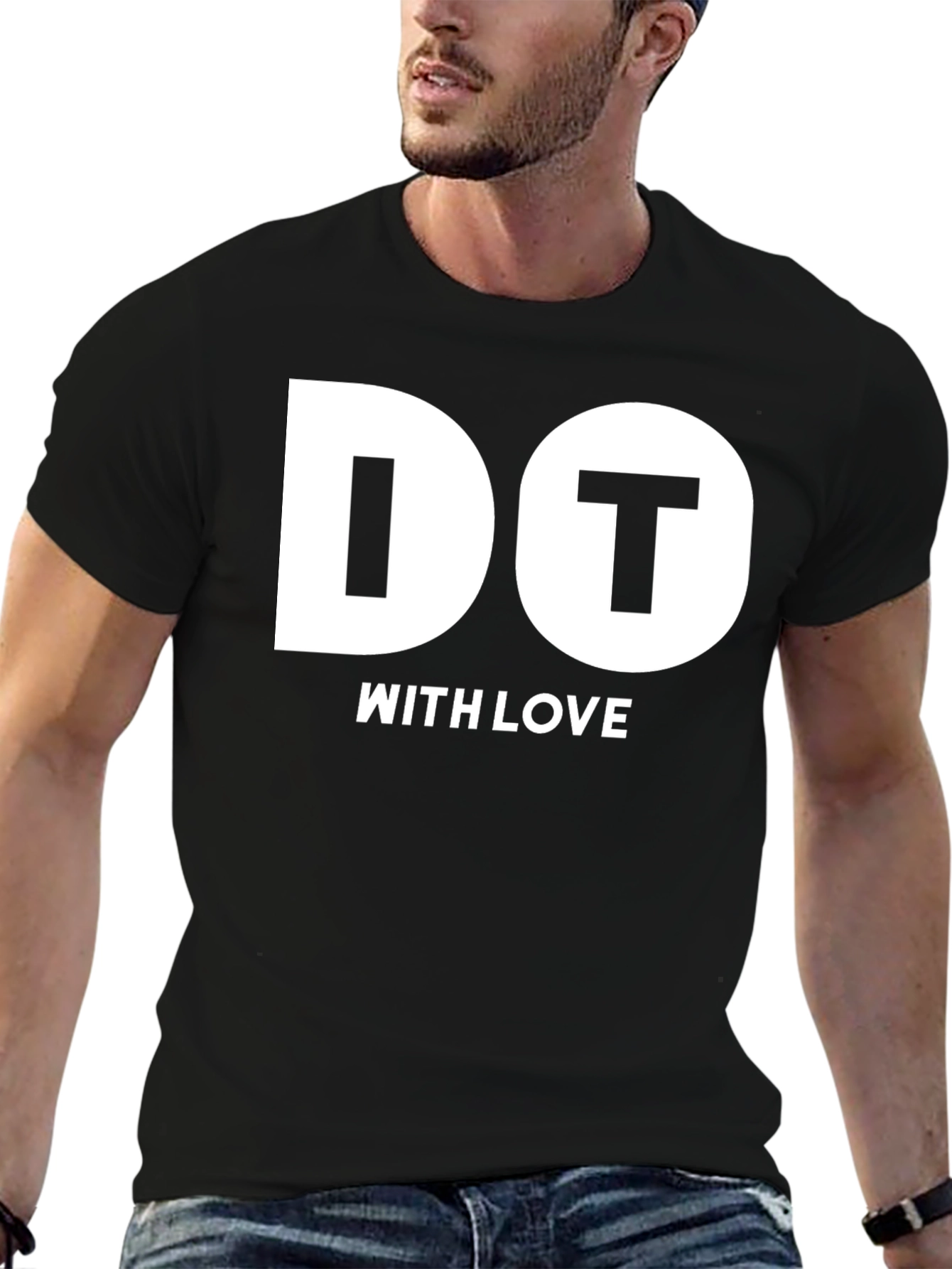 Do It With Love Black T-Shirt