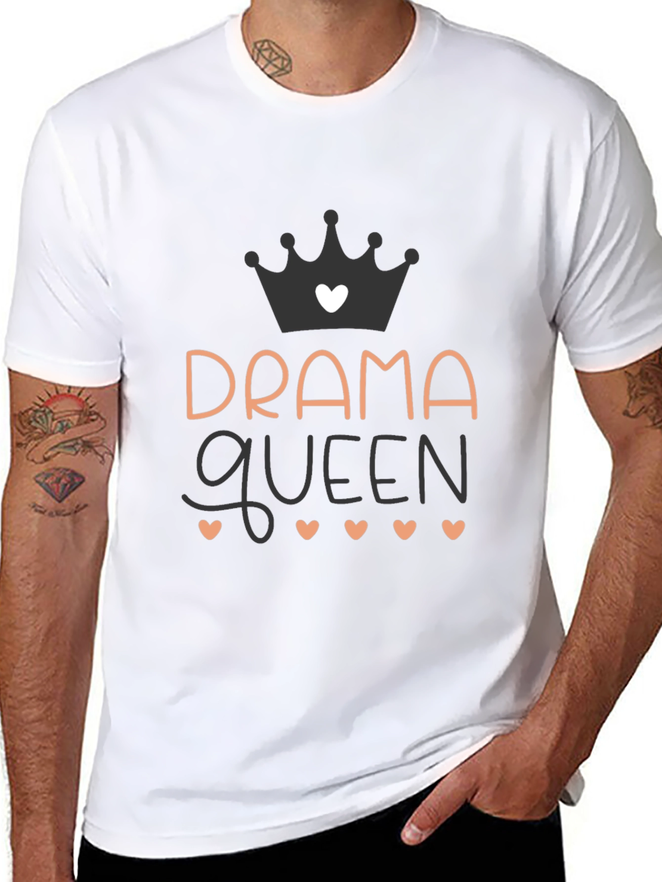 Drama Queen Graphic Tee - Soft Cotton Blend