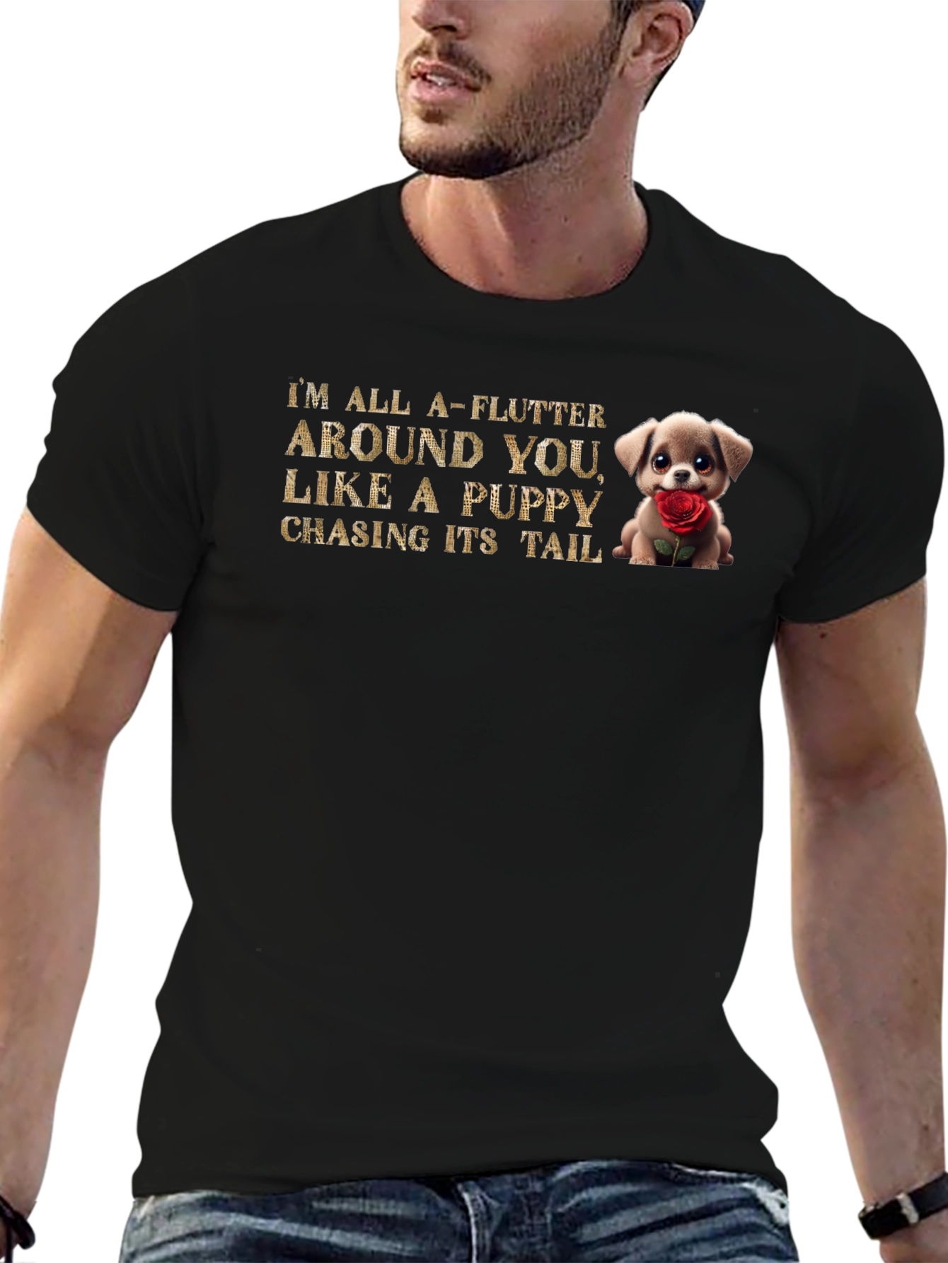 Puppy Love T-Shirt - All a-Flutter Around You