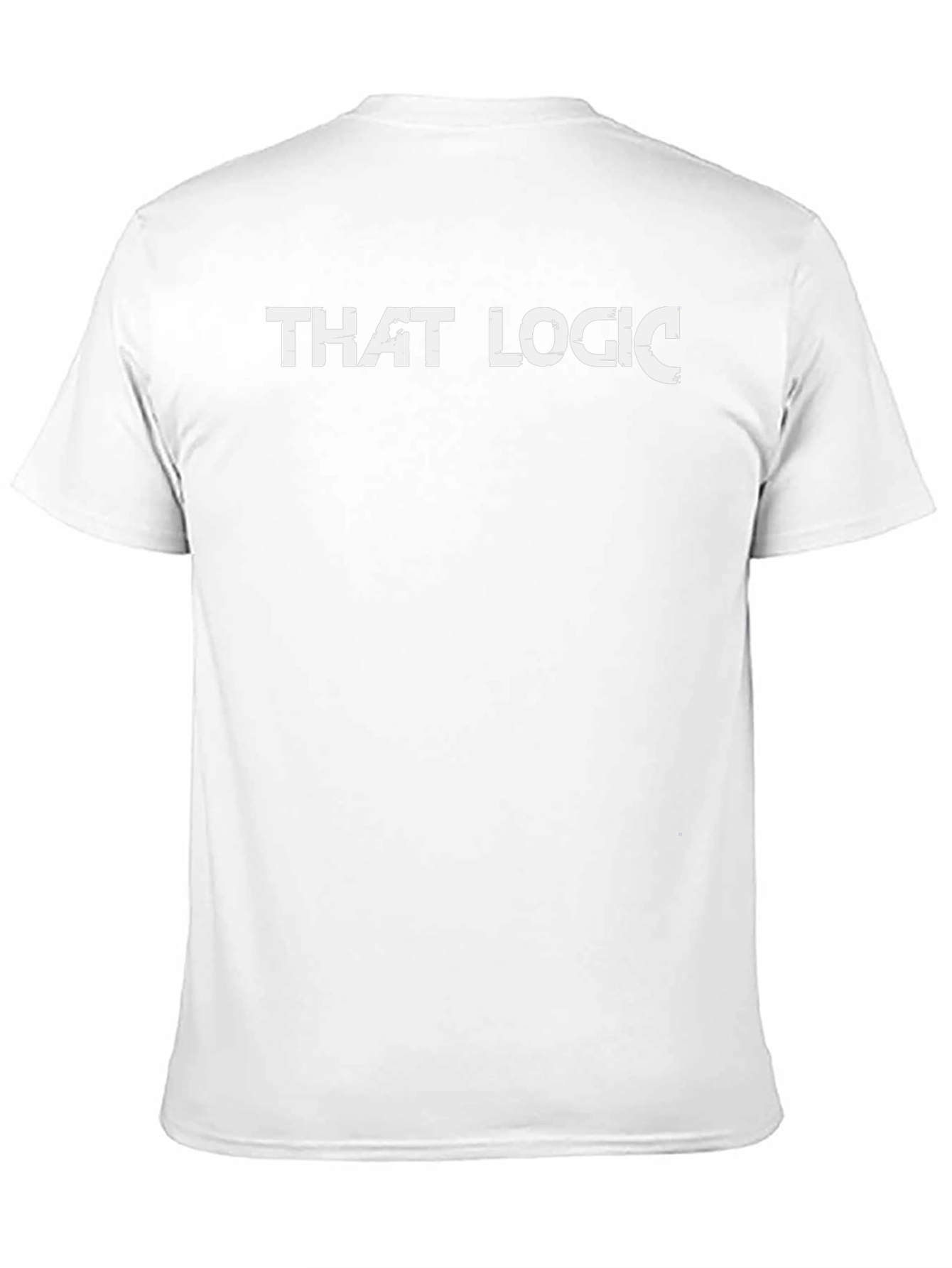 That Logic Mens Black Graphic T-Shirt