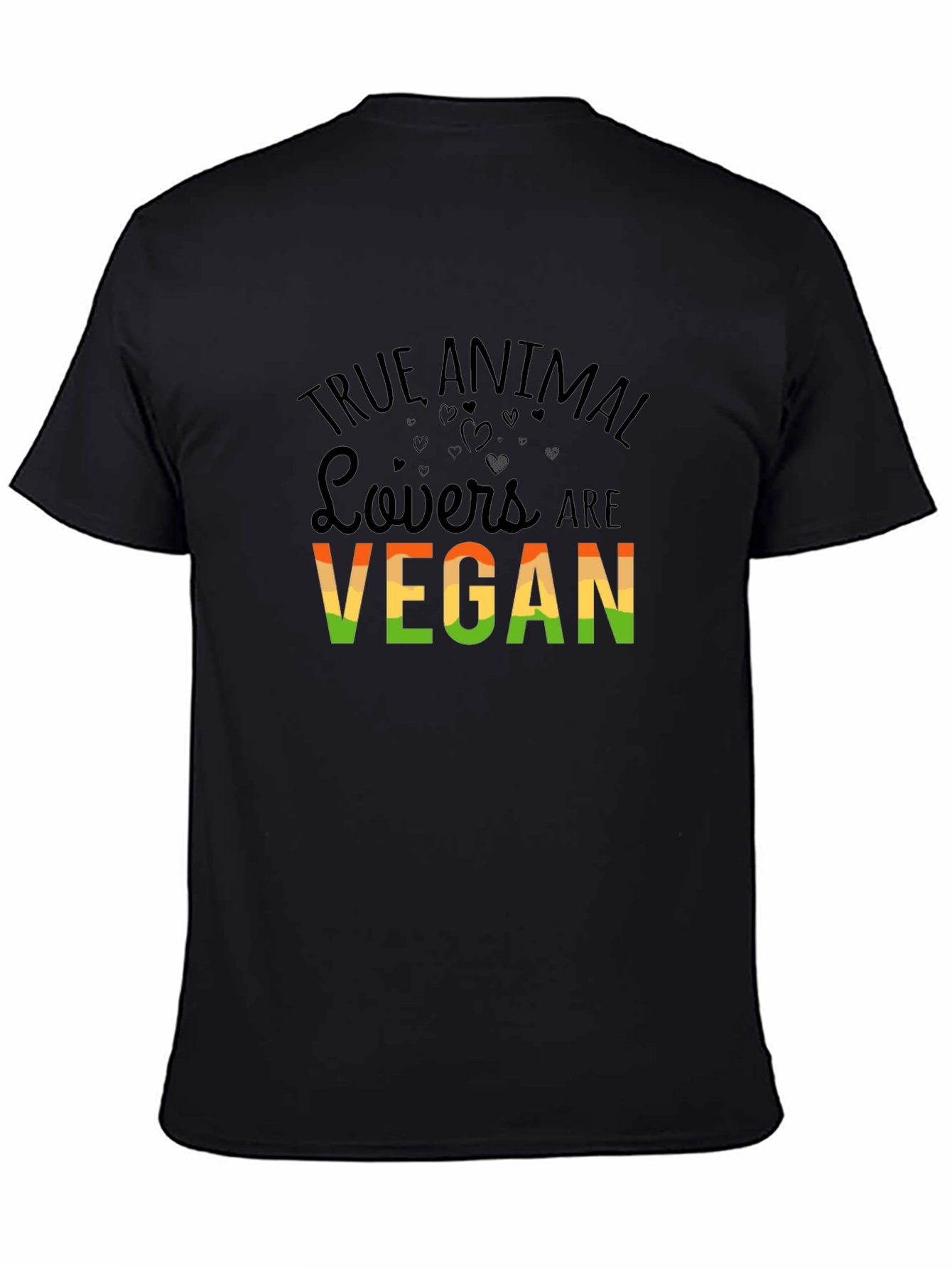 True Animal Lovers Vegan Graphic T-Shirt